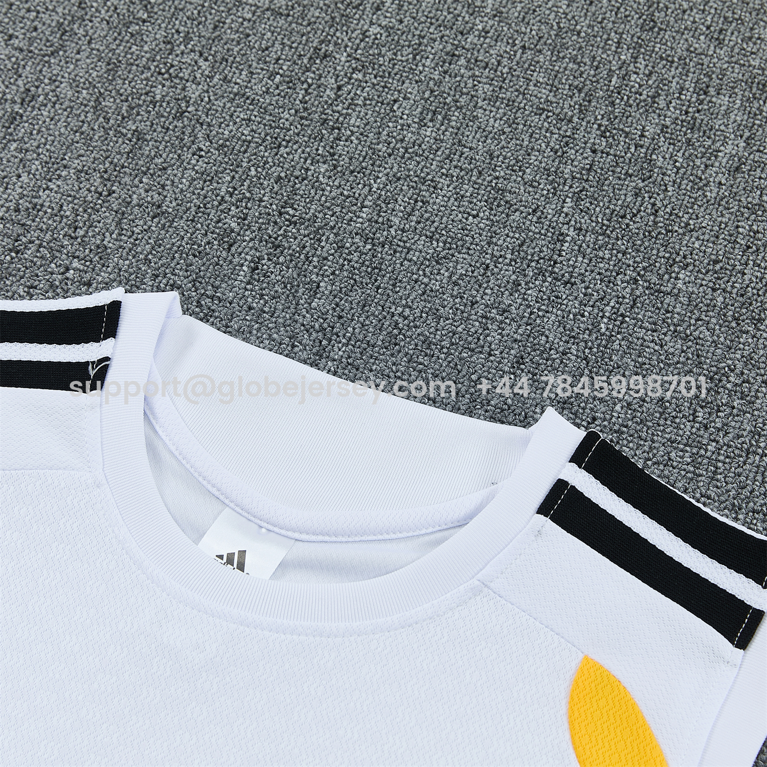 GlobeJersey-Germany 2026 Vest Training Set - White Vest and Black Shorts