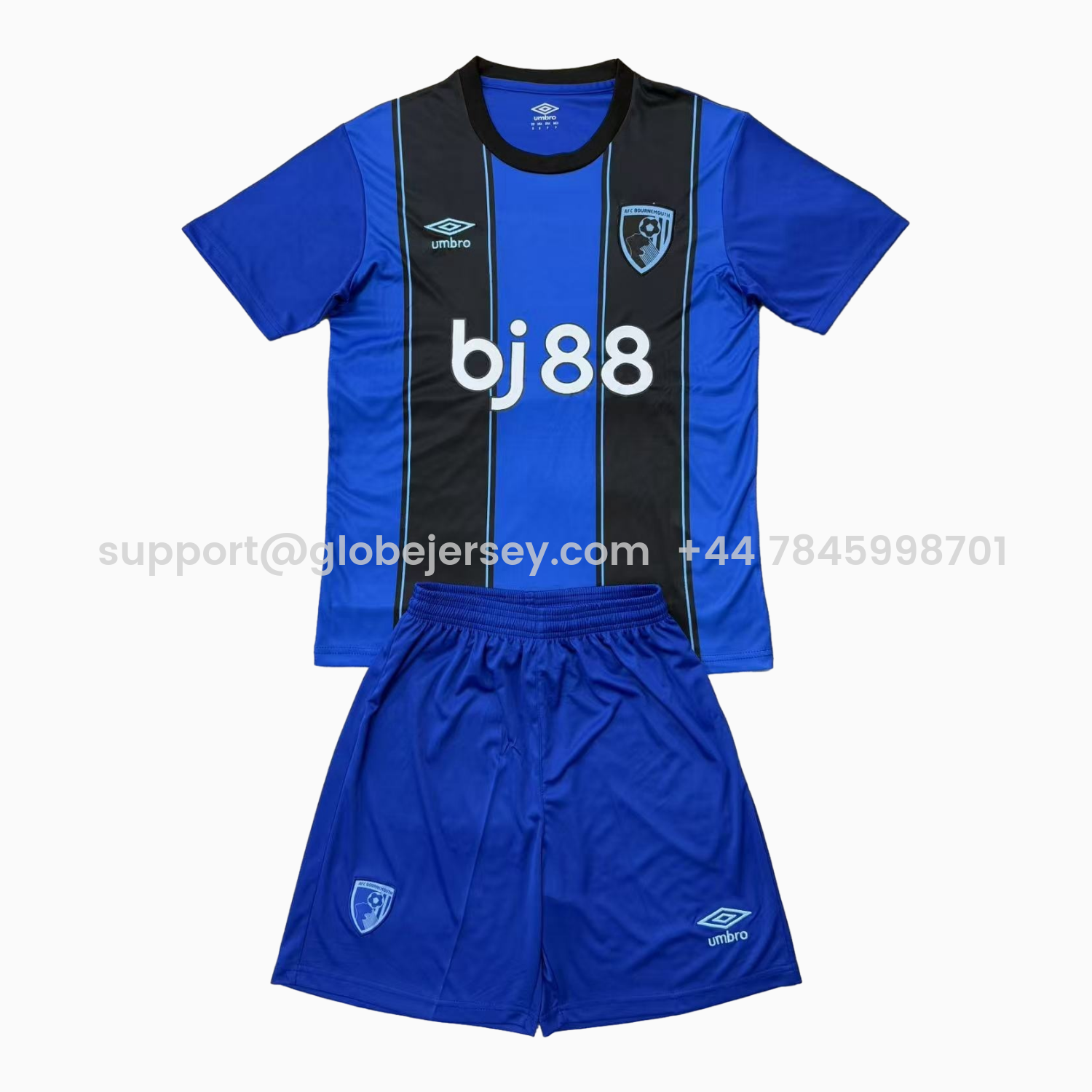 GlobeJersey-Bournemouth 25-26 Away Men's Adult Jersey Set - Fans Version