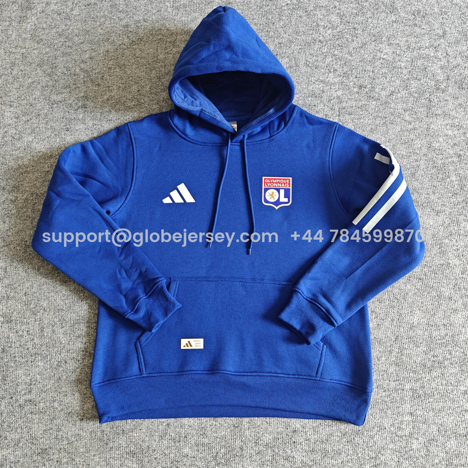 GlobeJersey-Lyon 25-26 Home Unisex Pullover Hoodie
