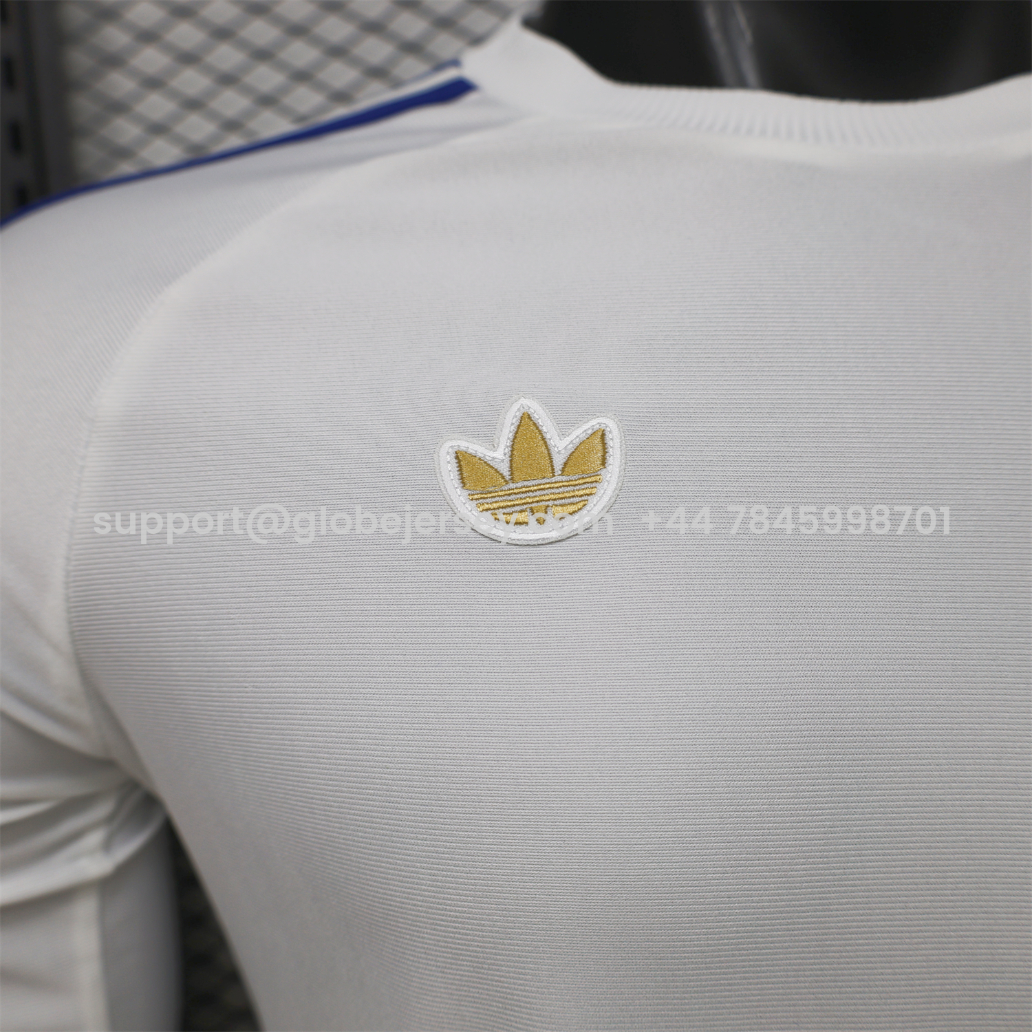 GlobeJersey-Leeds United 25-26 Icon Travel Special White Long Sleeves Jersey - Player Version