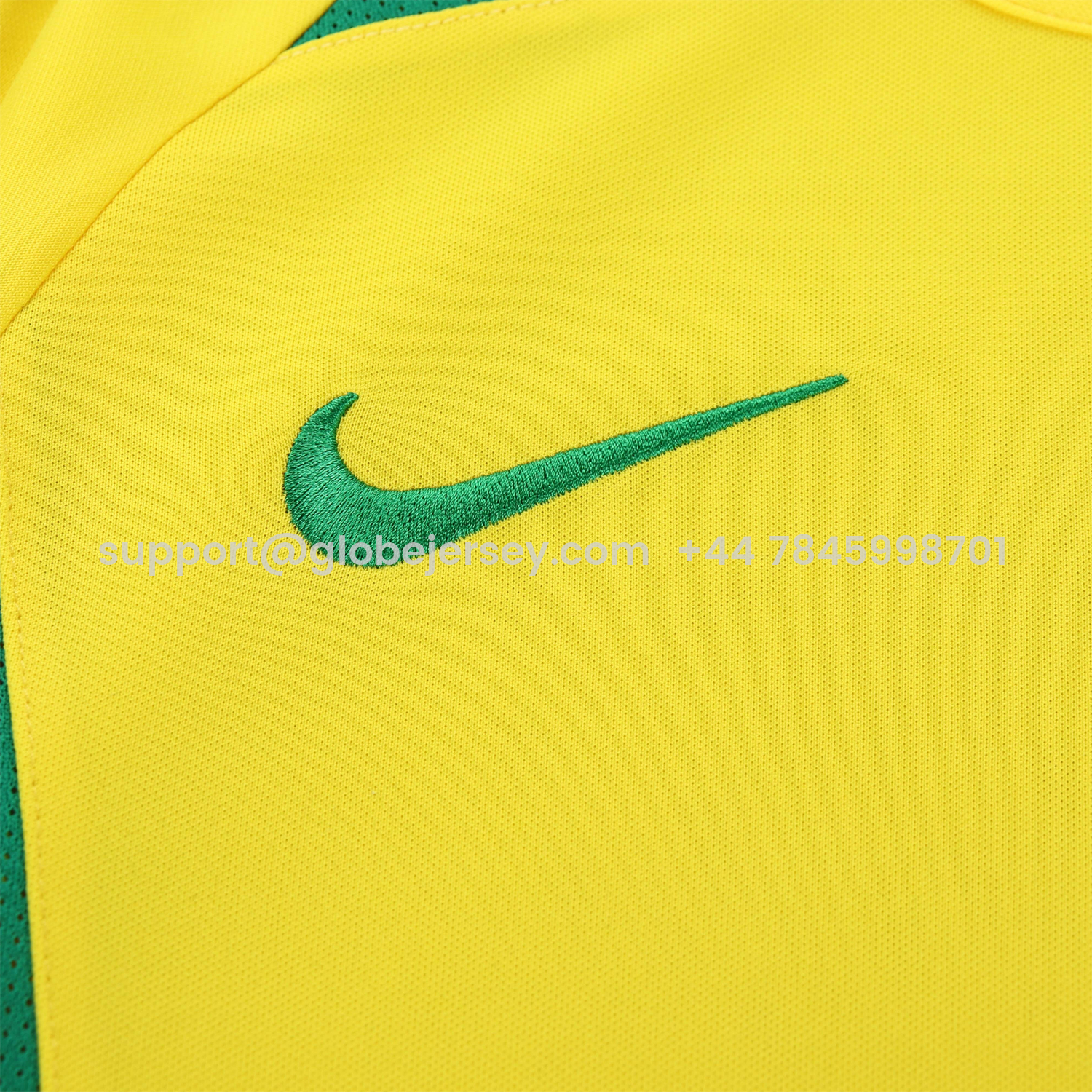 GlobeJersey-Retro Brazil 2002 Home Long Sleeves Kids Kit