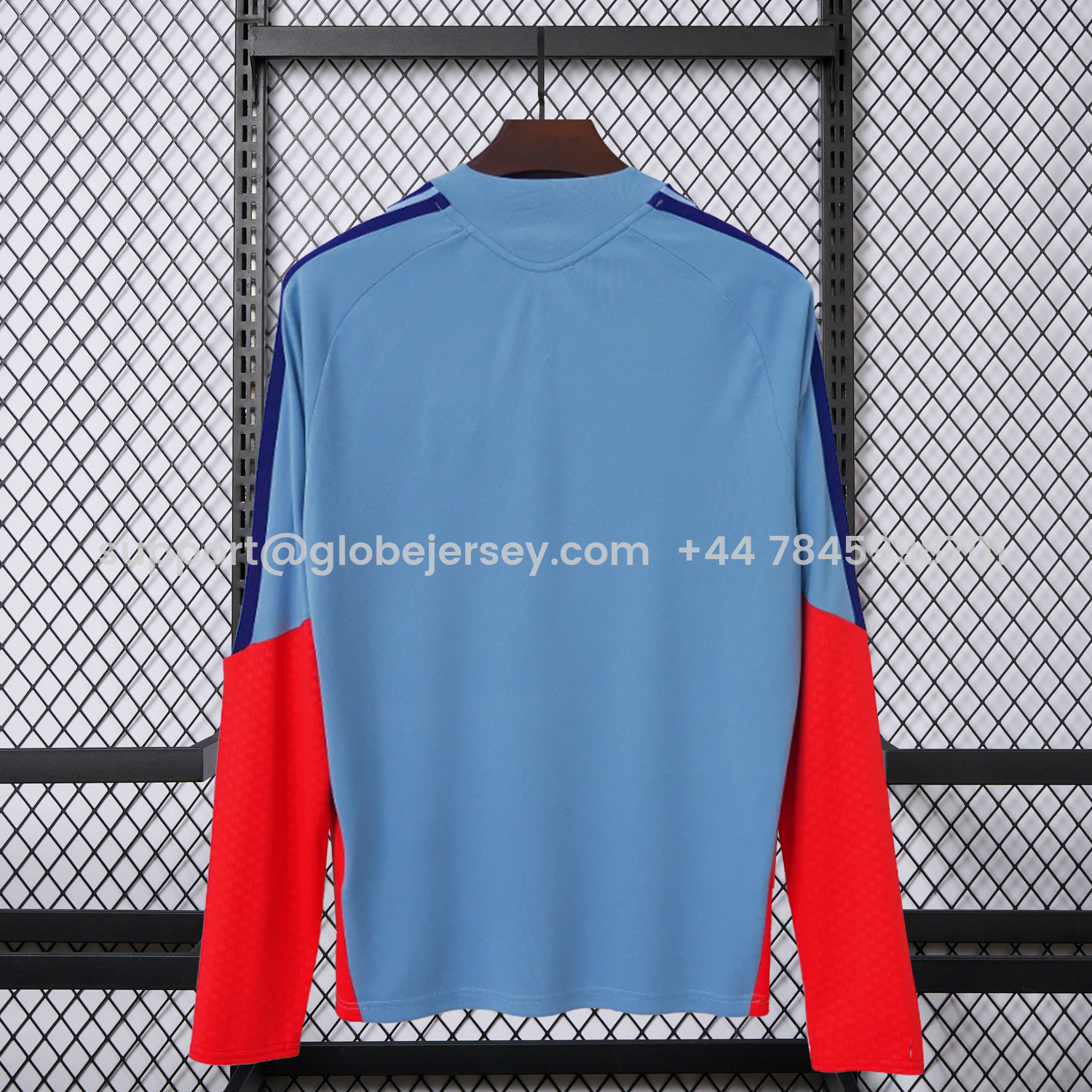 GlobeJersey-Japan 2026 Blue Long Sleeves Training Jersey - Fans Version