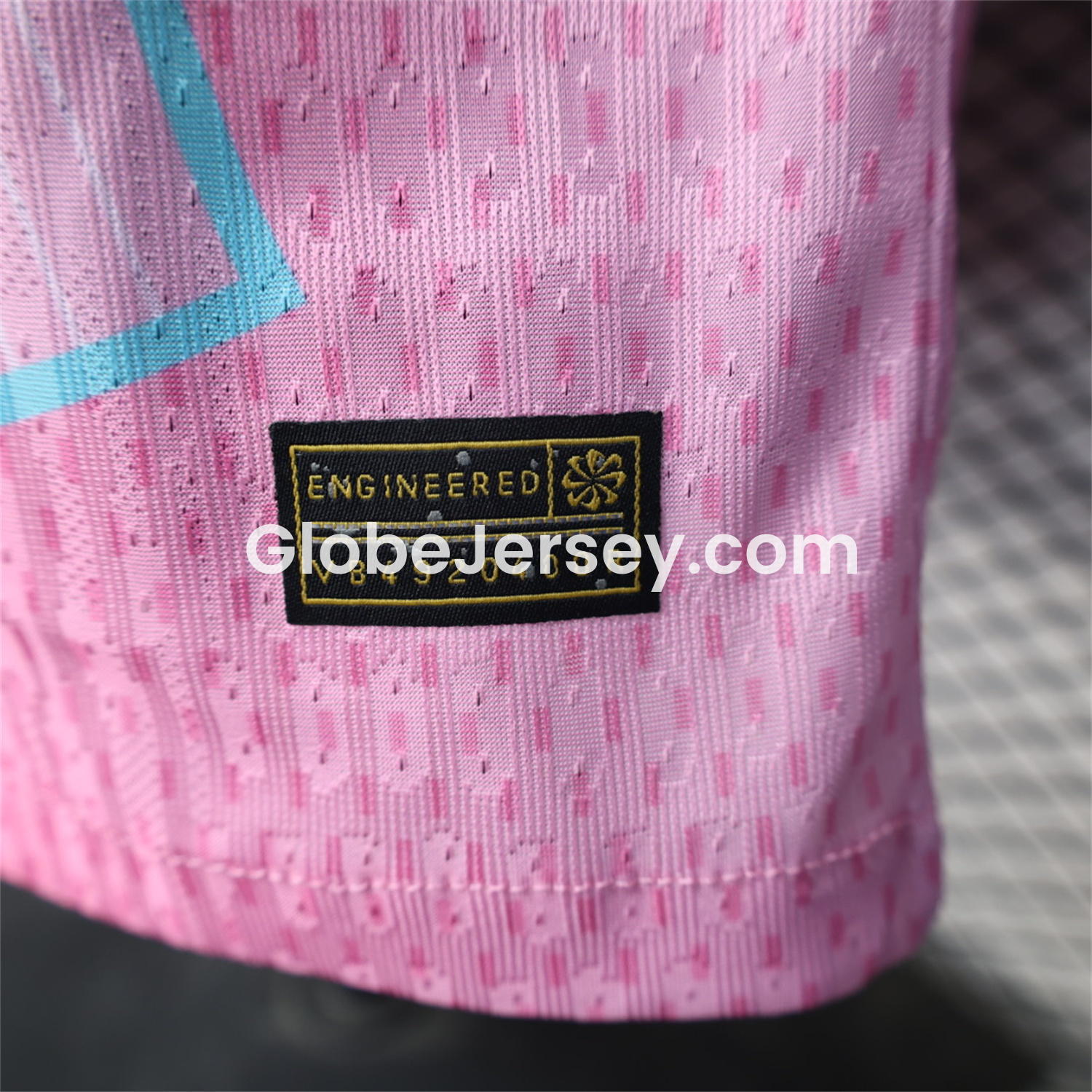 GlobeJersey-Barcelona 25-26 Pink and Light Blue Stripes Jersey - Player Version