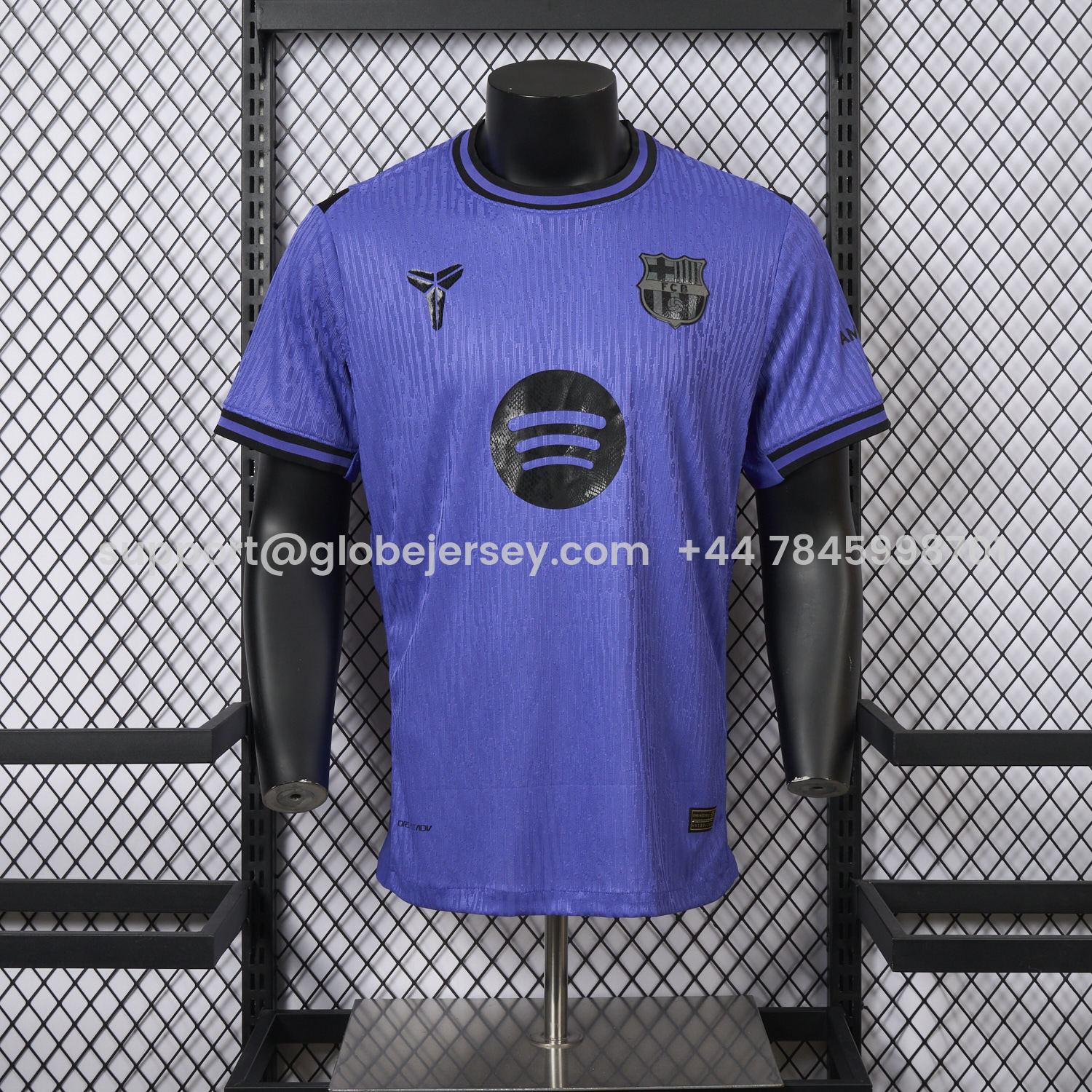 GlobeJersey-Barcelona X KB 25-26 Purple Special Jersey - Player Version