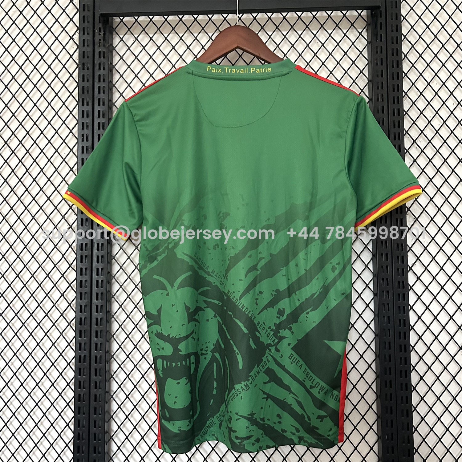 GlobeJersey-Cameroon 25-26 Home Jersey - Fans Version