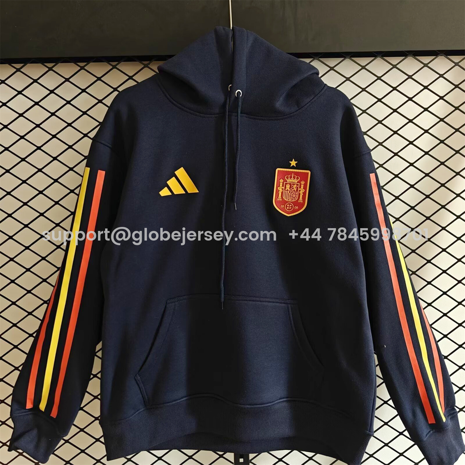 GlobeJersey-Spain 2026 Home Unisex Pullover Hoodie