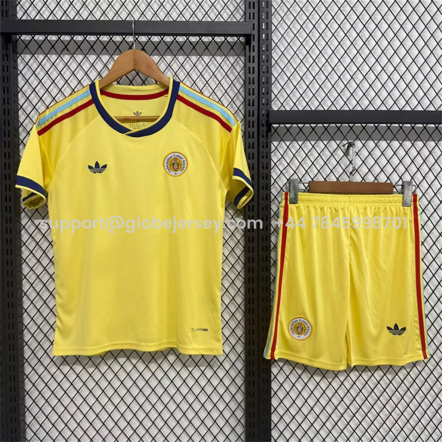 GlobeJersey-Curaçao 2026 Away Kids Kit