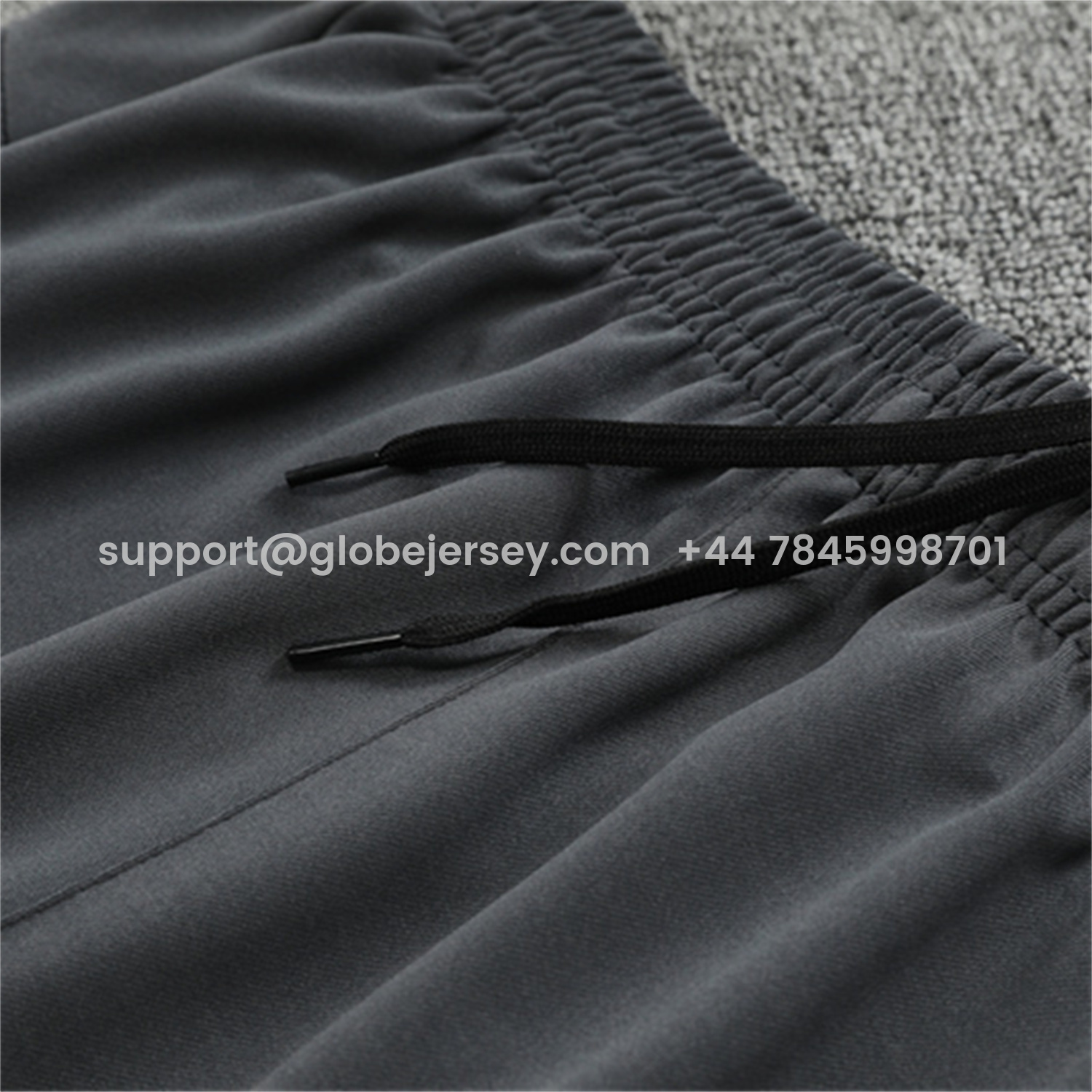 GlobeJersey-Feyenoord 25-26 Kids Long Sleeve Training Set - Dark Gray Top & Dark Gray Pants