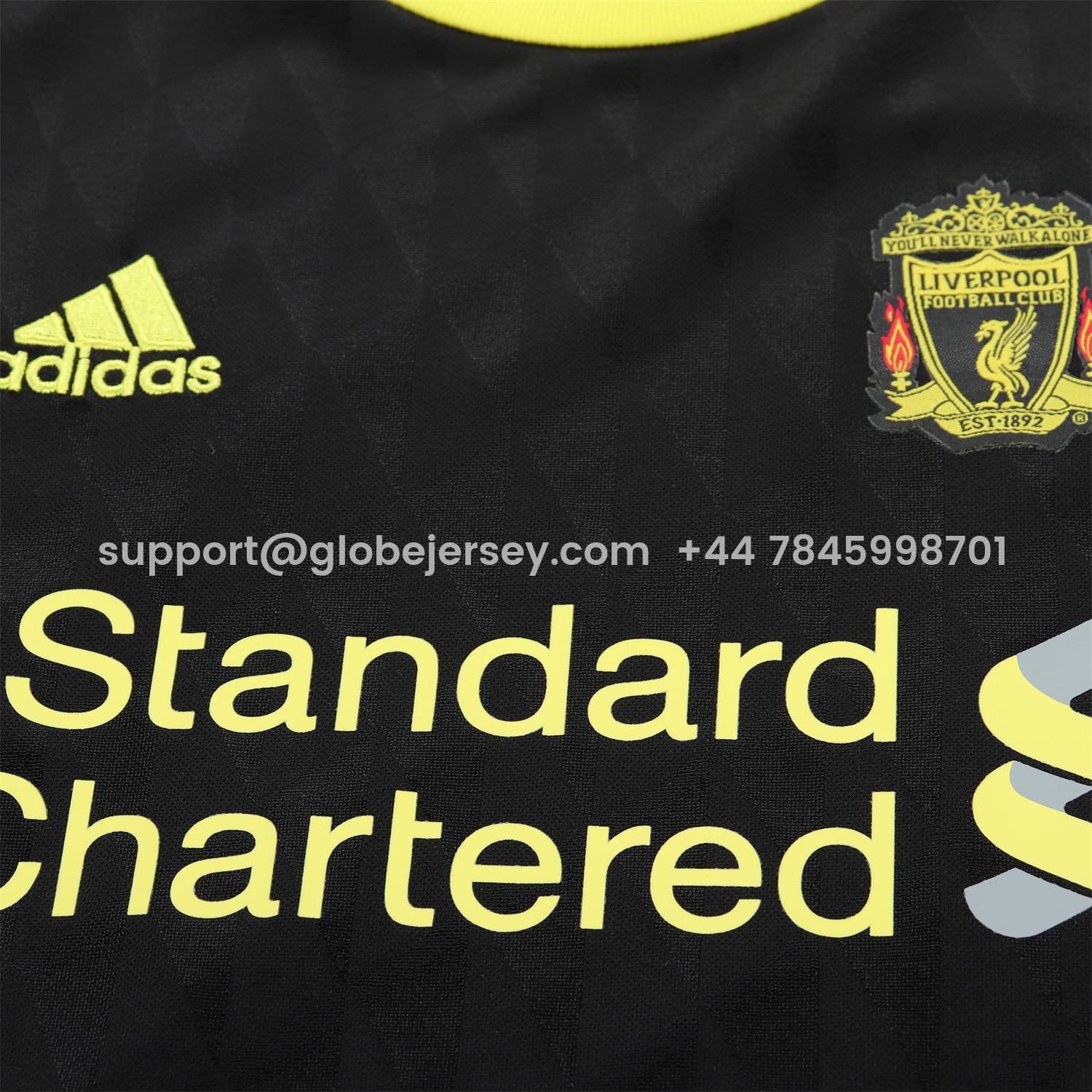 GlobeJersey-Retro Liver.pool 2010-11 Third Kids KitKit