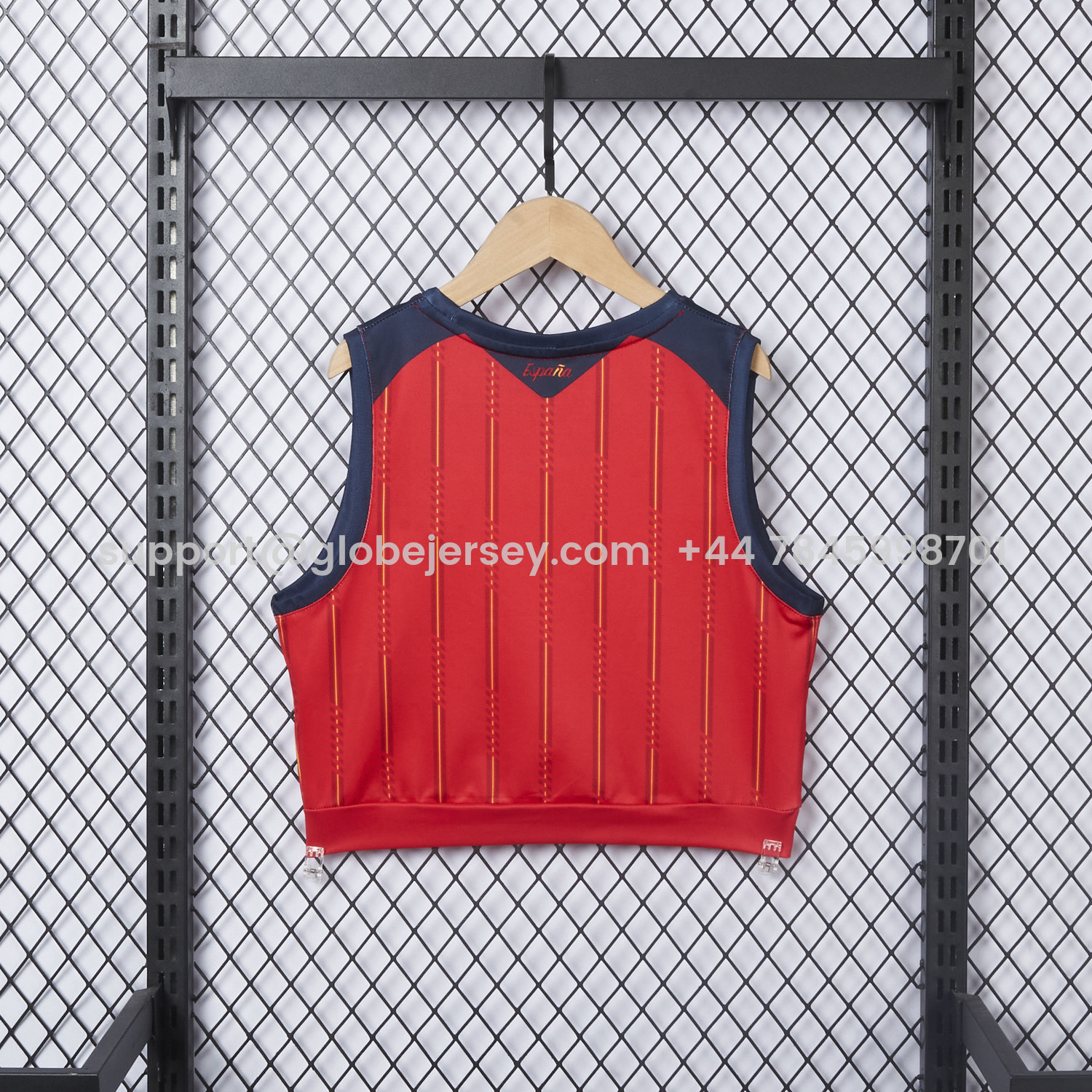 GlobeJersey-Women's Spain 2026 Home Yoga Vest