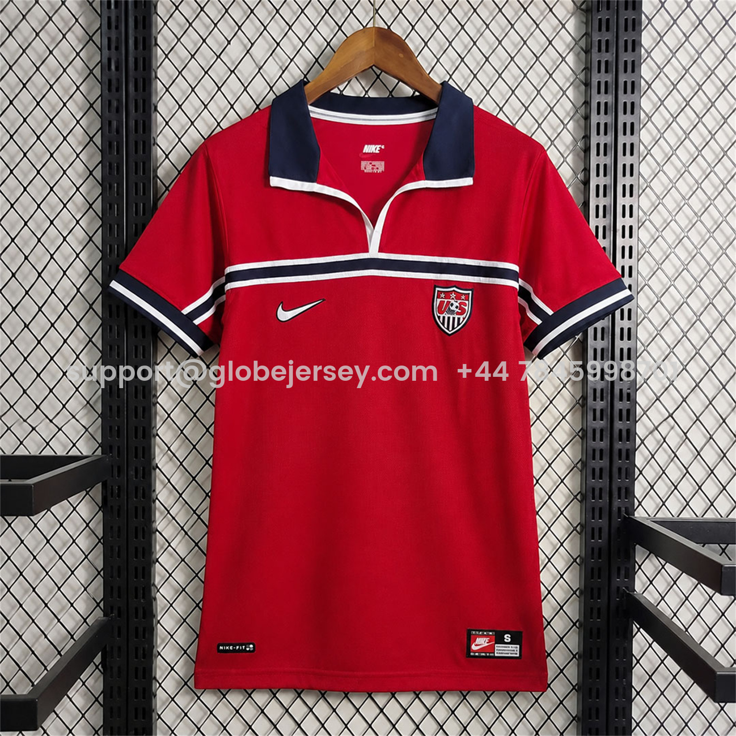 GlobeJersey-Retro United States USA 1998 Away Jersey