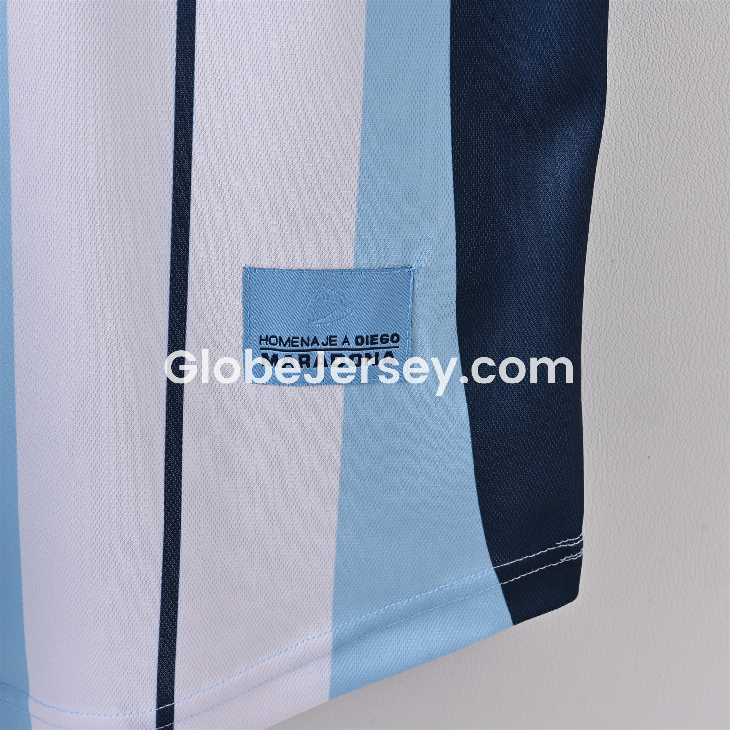 GlobeJersey-Retro Argentina 2001 Maradona Retirement Commemorative Edition Jersey with Maradona #10