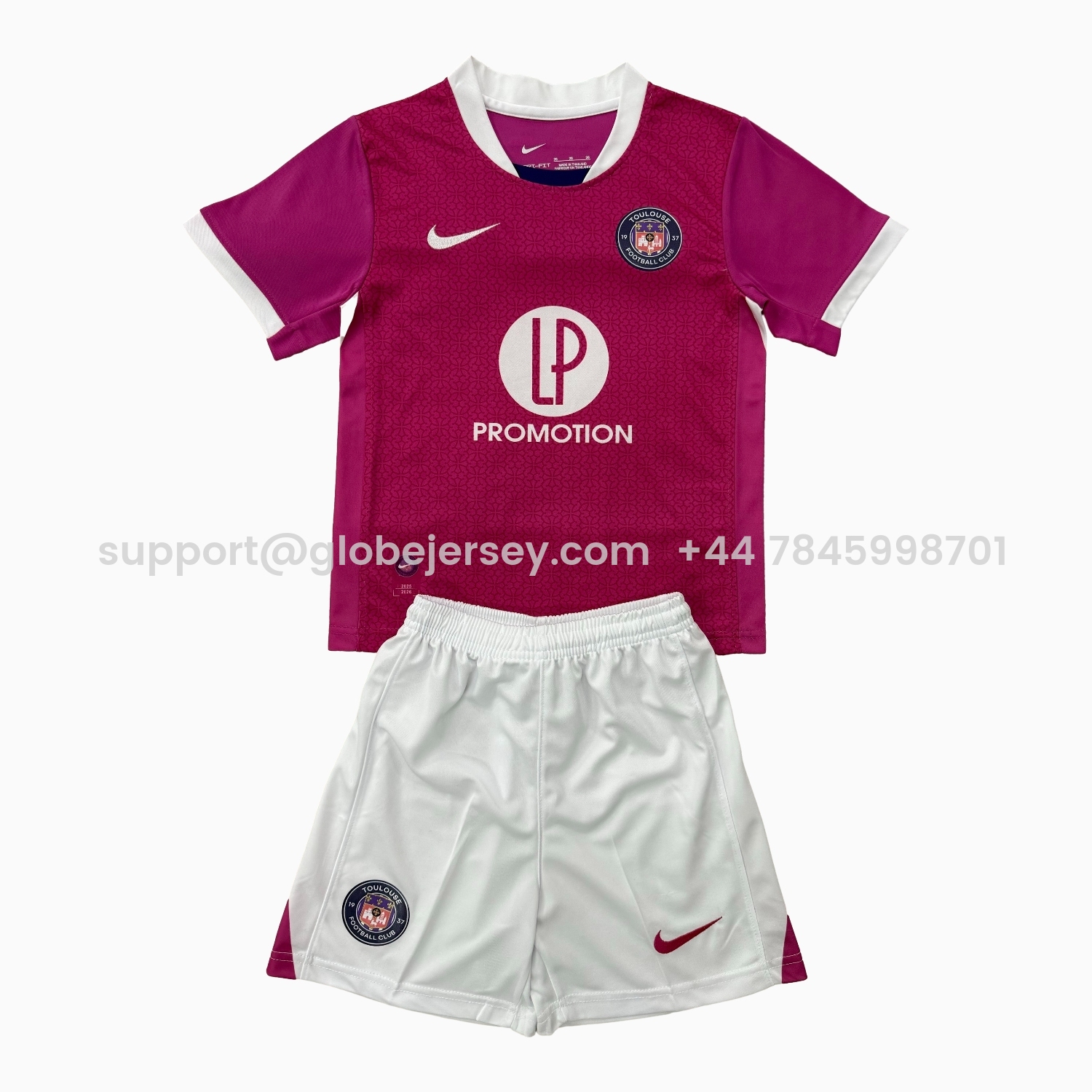 GlobeJersey-Toulouse FC 25-26 Away Kids Kit