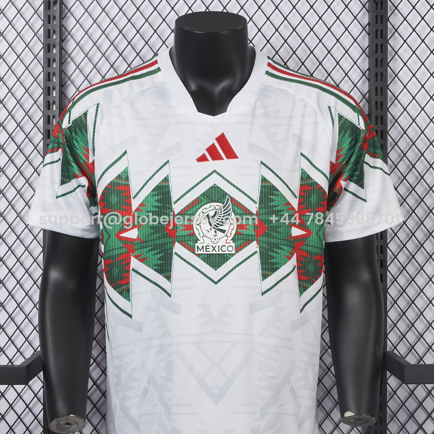 GlobeJersey-Mexico 2026 White And Green Special Jersey - Player Version