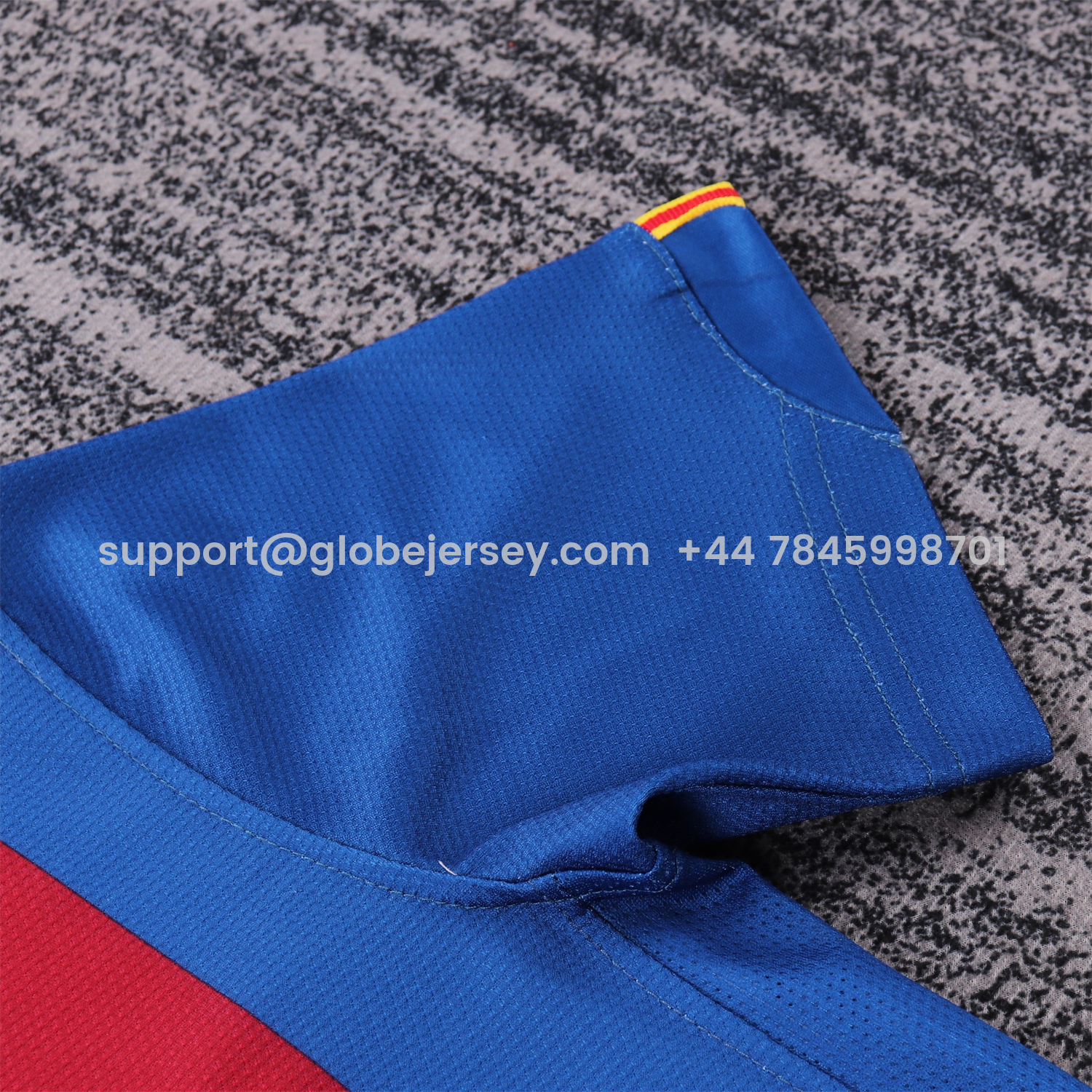 GlobeJersey-Retro Barcelona 2006-07 Home Kids Kit