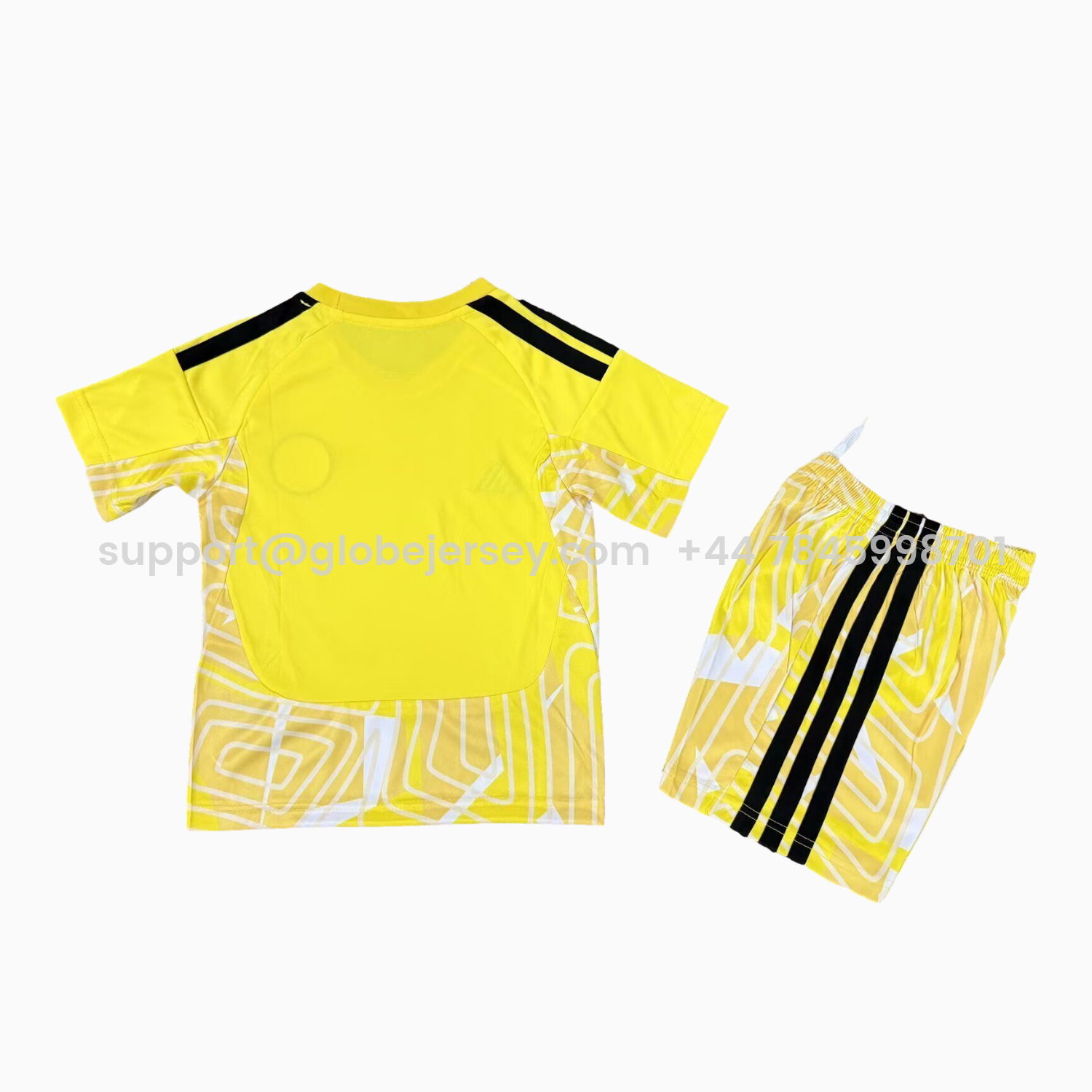 GlobeJersey-S-c-o.t l.a-n.d 2026 Goalkeeper Yellow Kids Kit