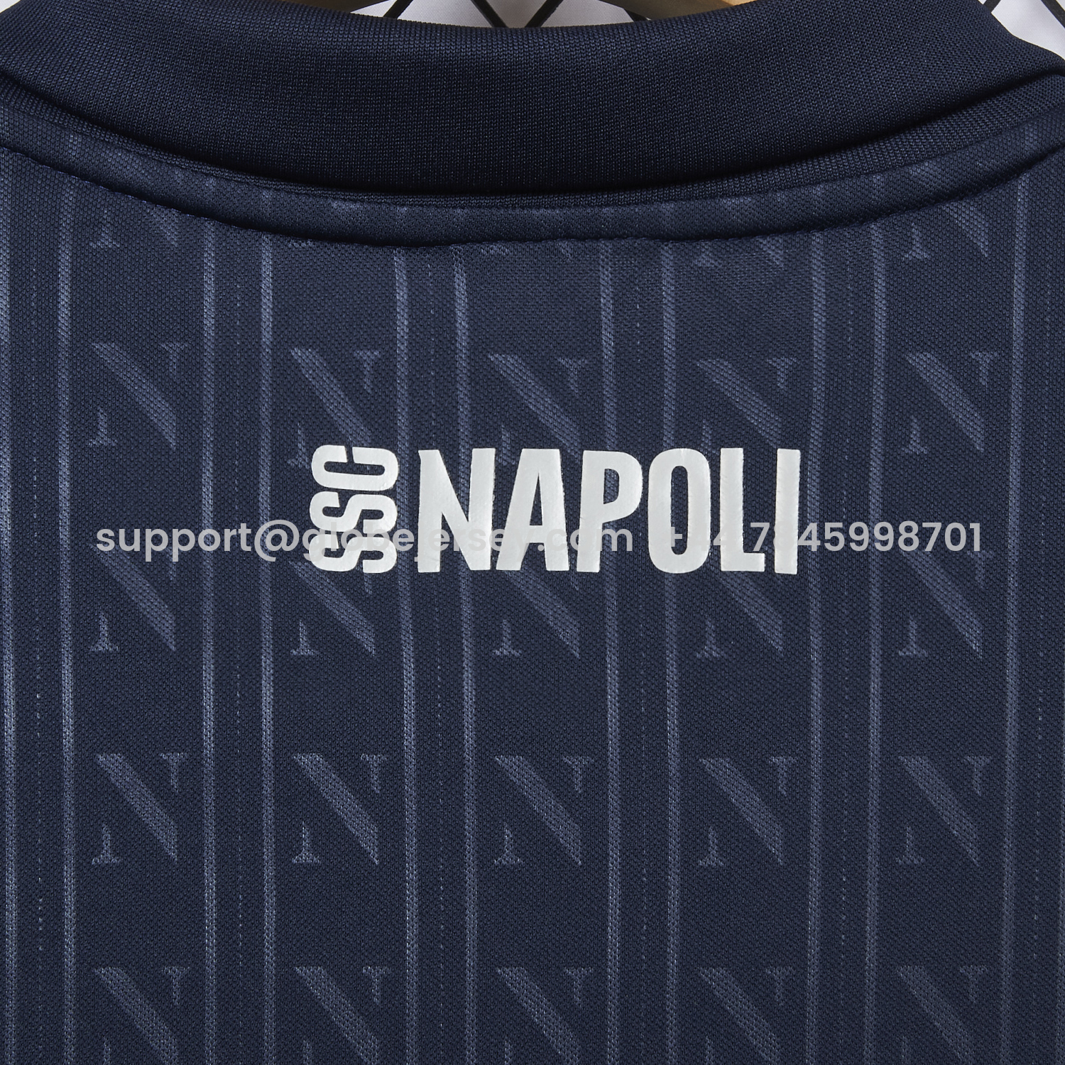GlobeJersey-Napoli 25-26 European Third Deep Blue Jersey - Fans Version