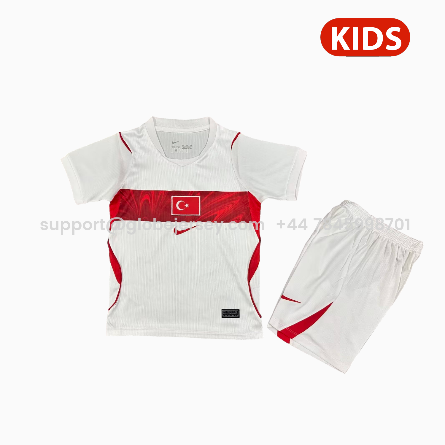 GlobeJersey-Turkey 2026 Home Kids Kit