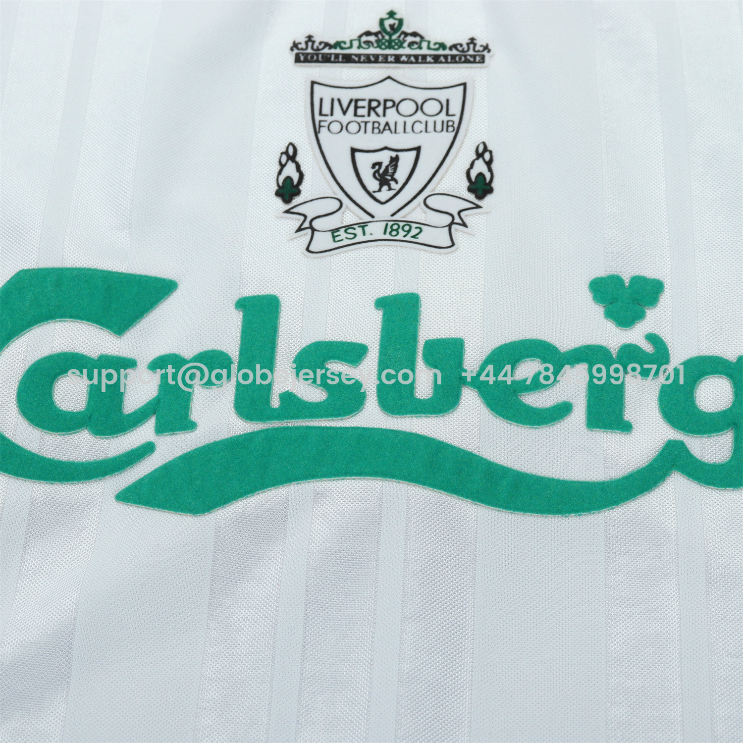 GlobeJersey-Retro Liver.pool 1993-95 Away Kids Kit