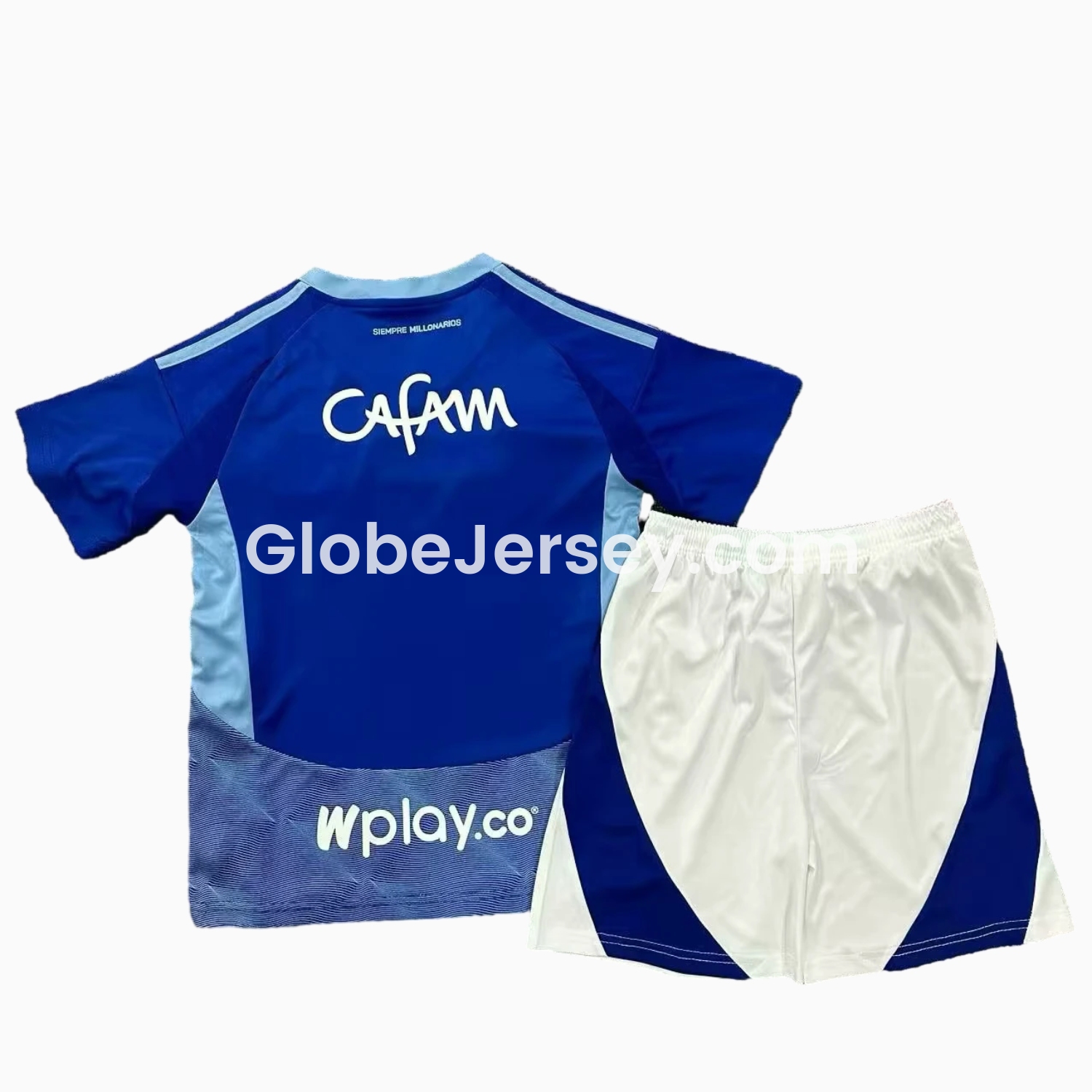 GlobeJersey-Millonarios 25-26 Home Kids Kit