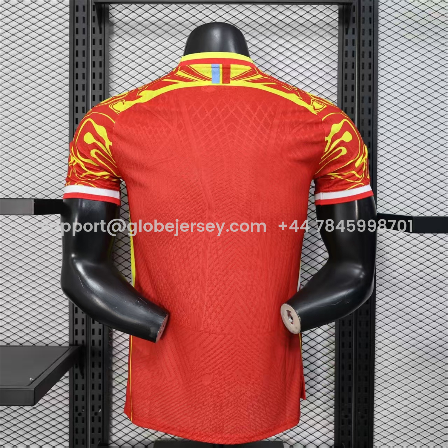 GlobeJersey-Congo 2026 Third Red Jersey - Player Version