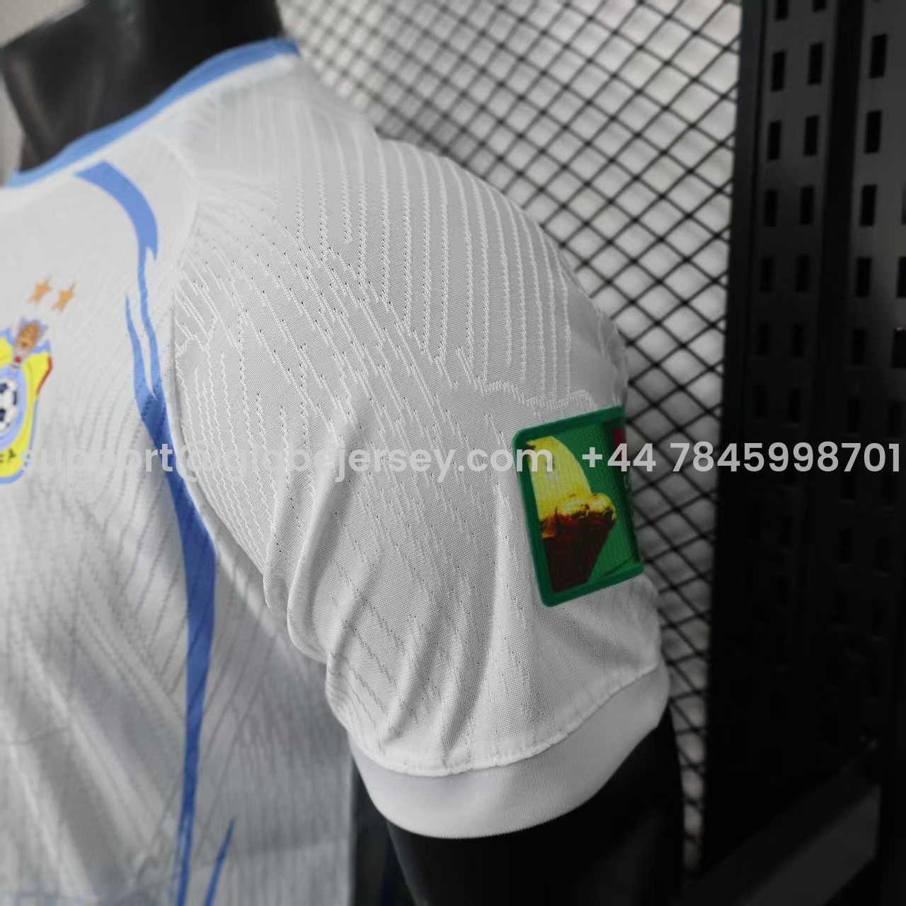 GlobeJersey-Congo 2026 Away White Jersey - Player Version