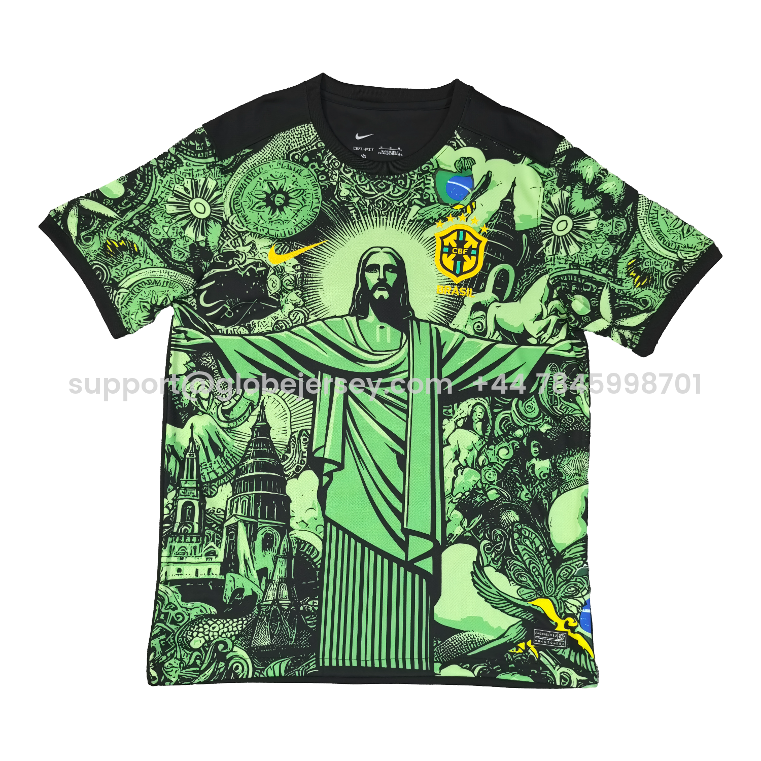 GlobeJersey-Brazil 25-26 Jesus Green Special Jersey - Fans Version