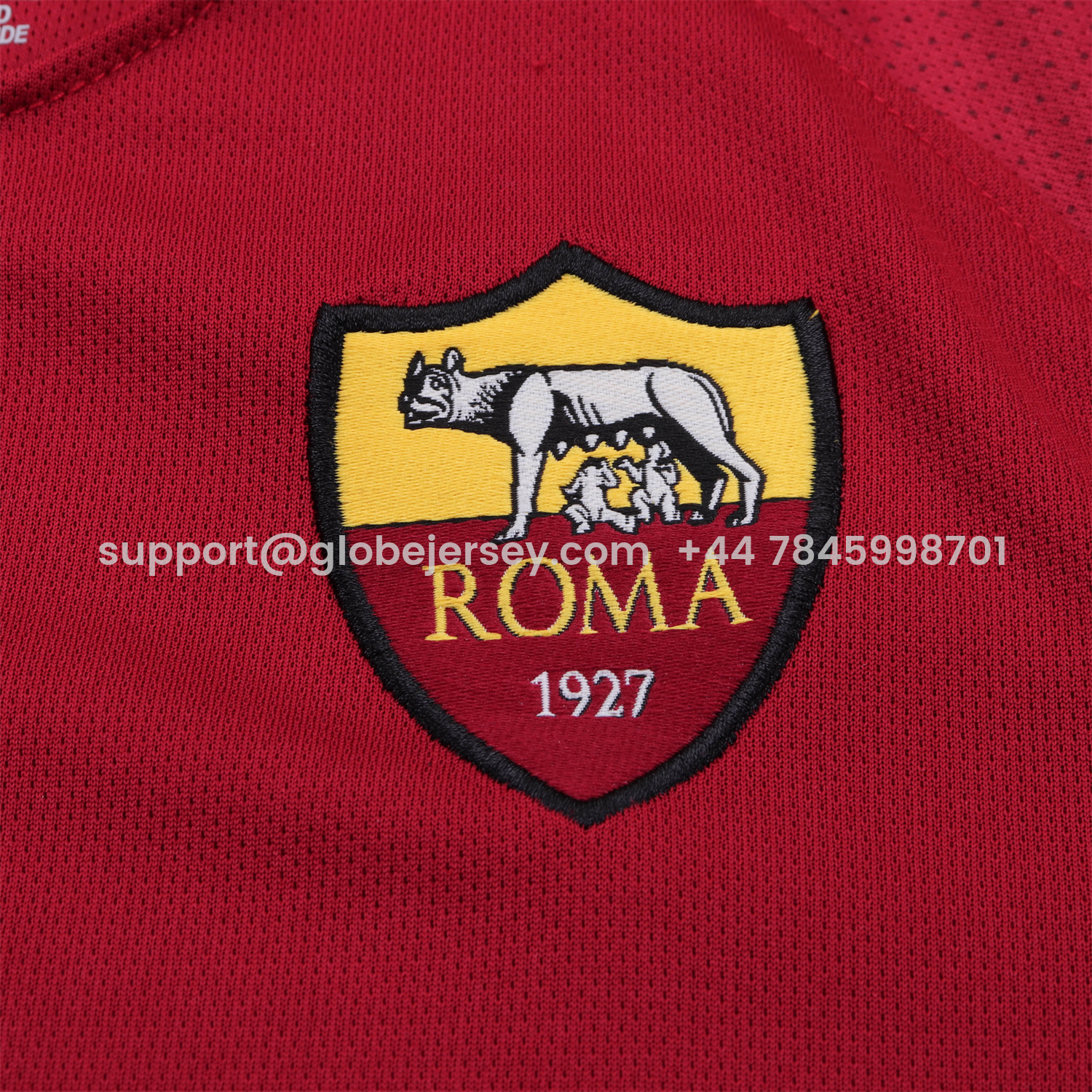 GlobeJersey-Retro Roma 2017-18 Home Kids Kit