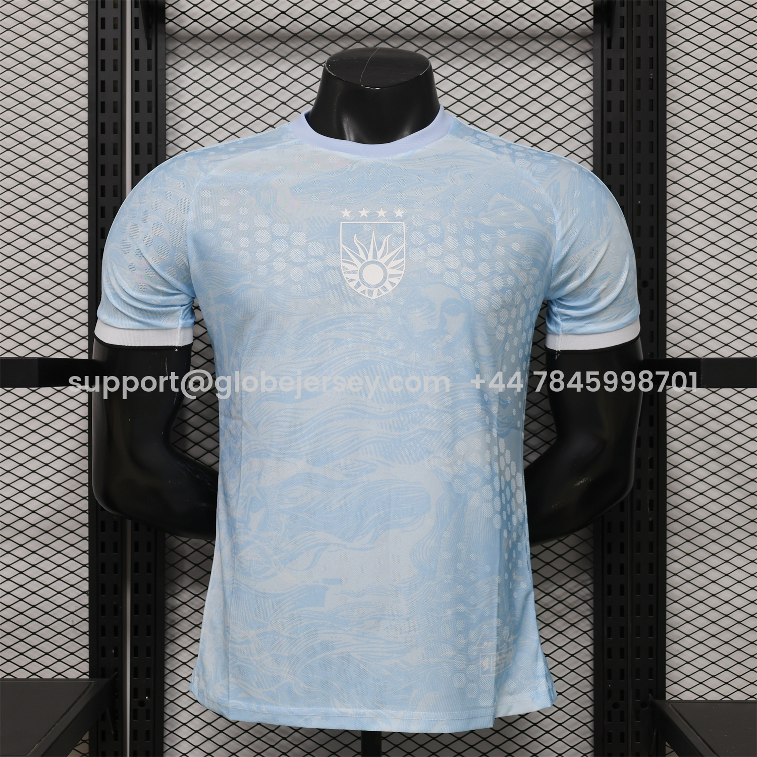 GlobeJersey-Uruguay 2026 Light Blue Special Jersey - Player Version
