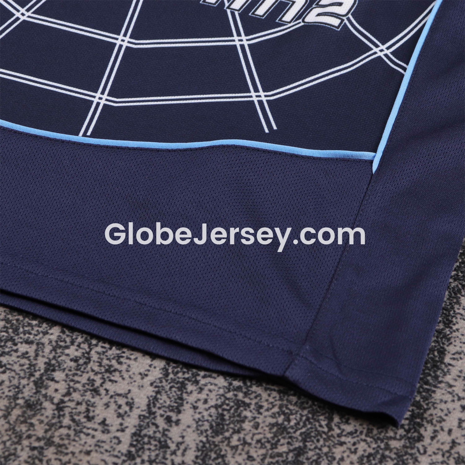 GlobeJersey-Retro Atletico Madrid 2004-05 Away S.p.i.d.e.r M.a.n Special Kids Kit