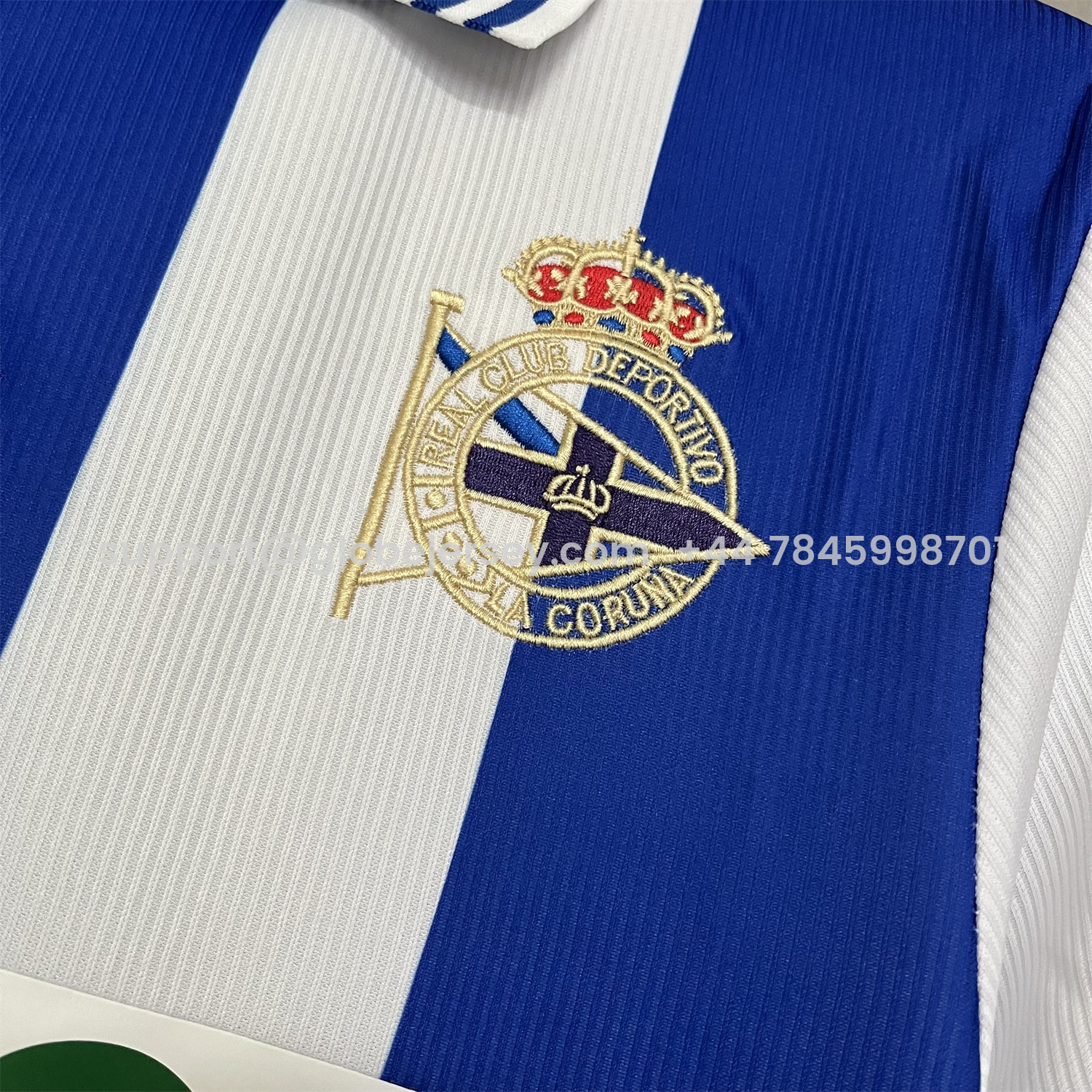 GlobeJersey-Retro Deportivo de La Coruña 1999-00 Home Jersey