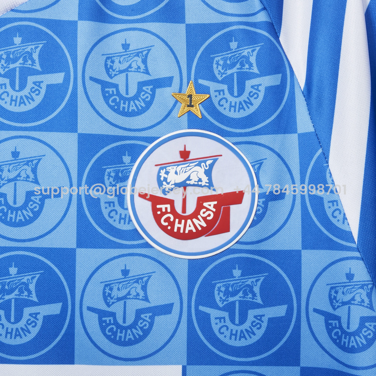 GlobeJersey-Hansa Rostock 25-26 Home Jersey - Fans Version