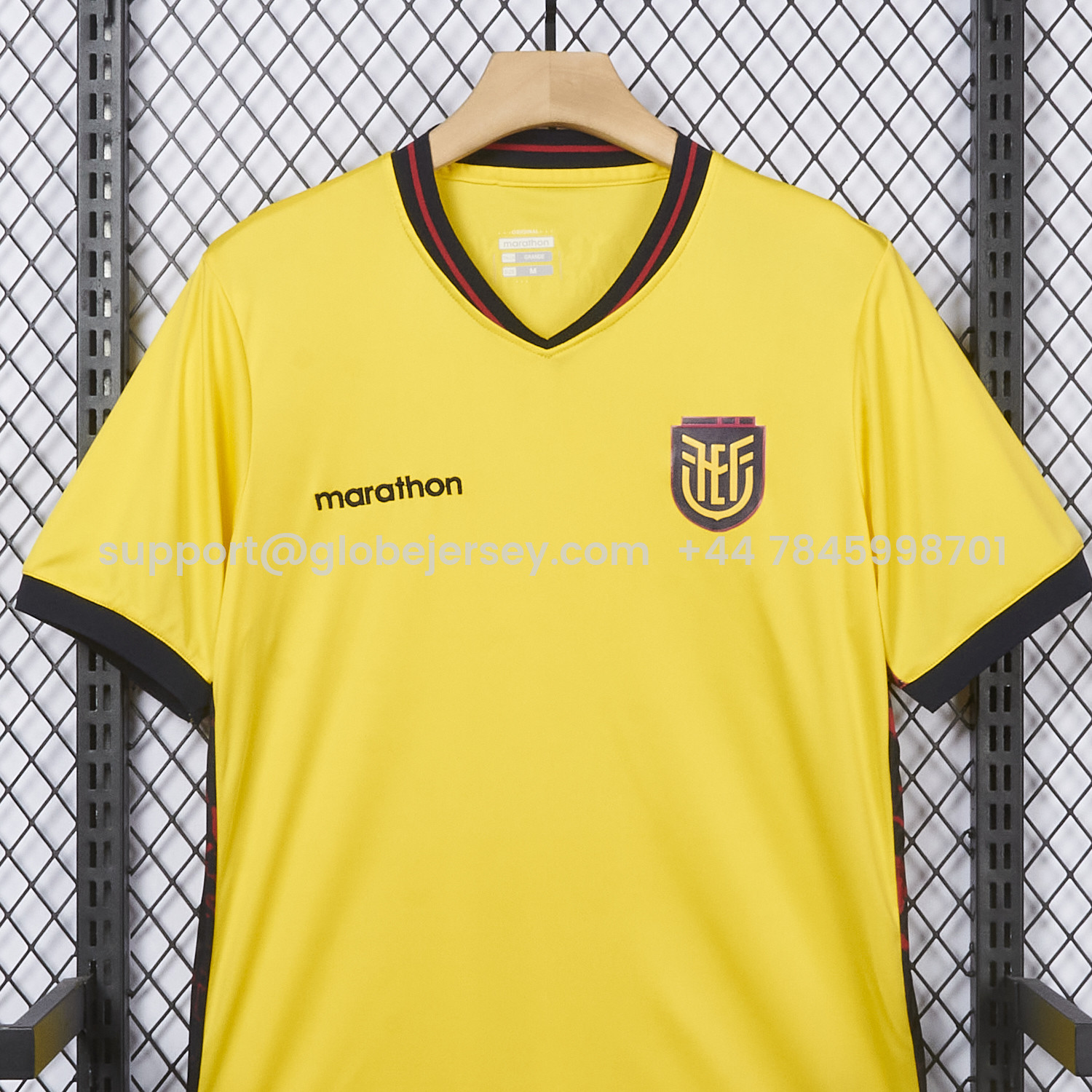 GlobeJersey-Ecuador 2026 Home Yellow Jersey - Fans Version