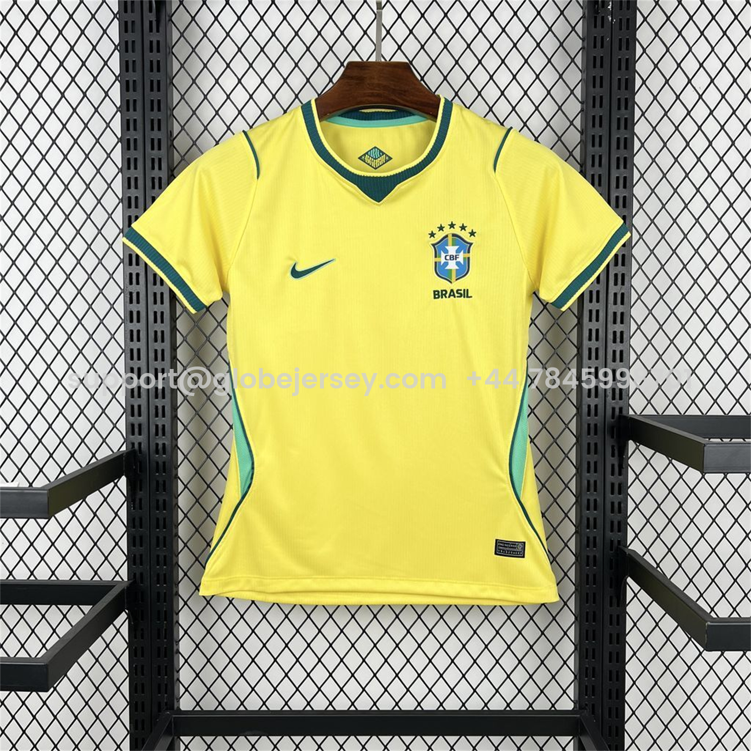 GlobeJersey-Women's Brazil 2026 Home Jersey