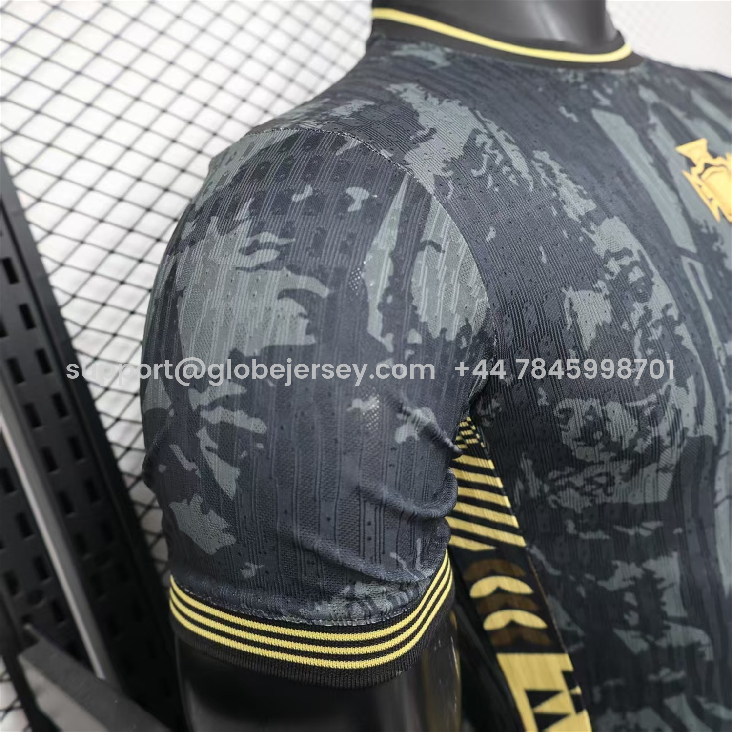 GlobeJersey-Portugal 2026 COMMA Black CR7 Special Jersey - Player Version