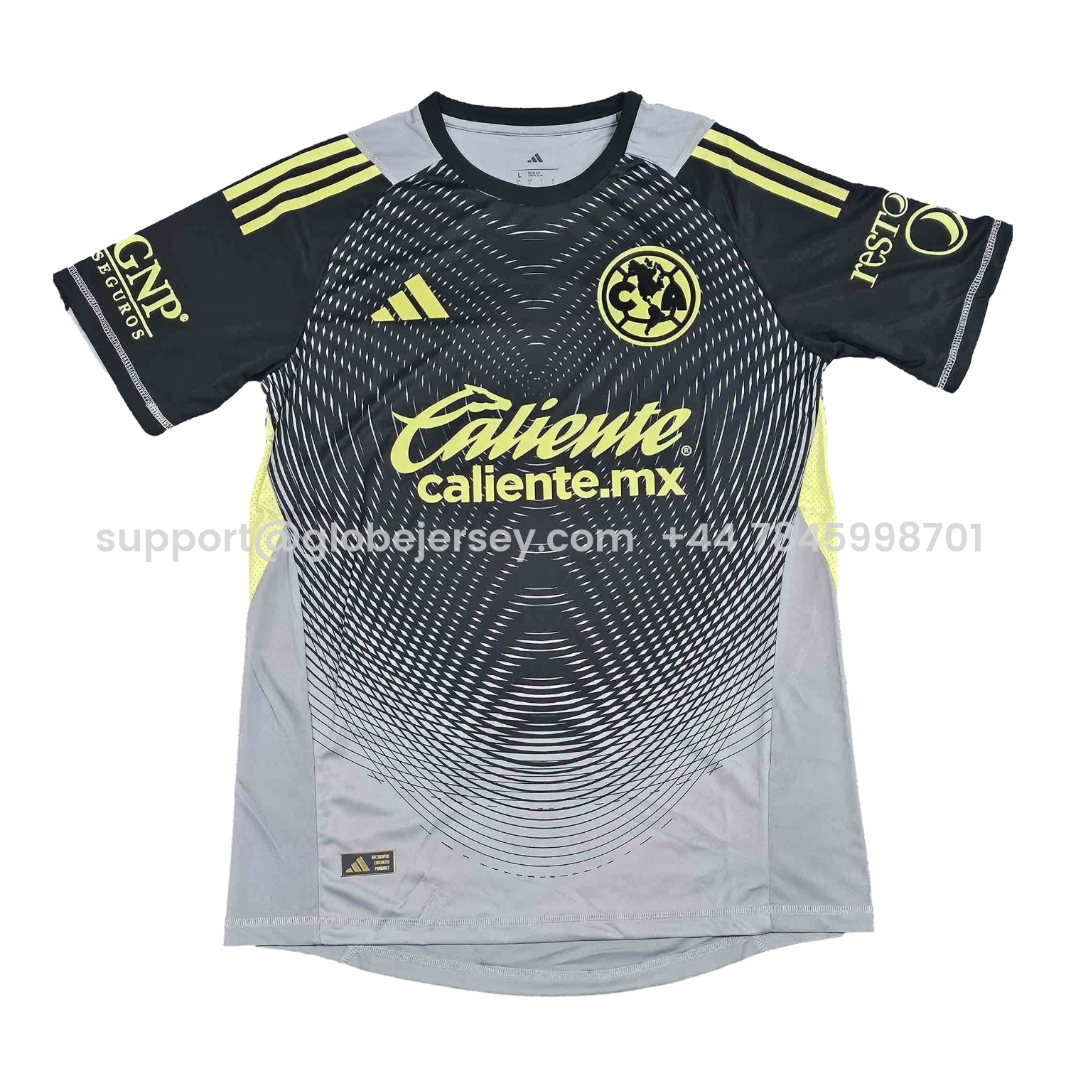 GlobeJersey-Club América 25-26 Goalkeeper Black Jersey - Fans Version