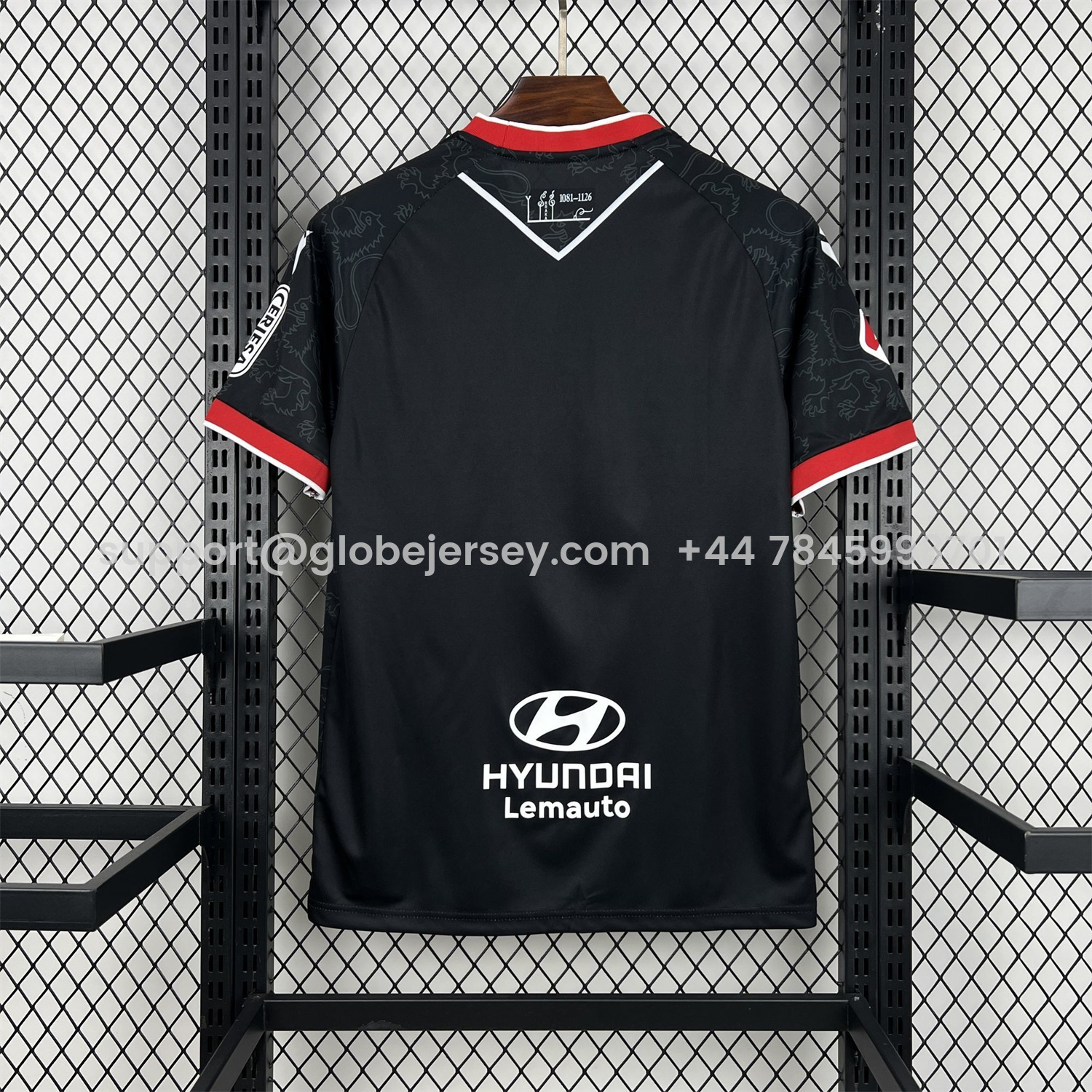 GlobeJersey-Cultural Leonesa 25-26 Away Black Jersey - Fans Version