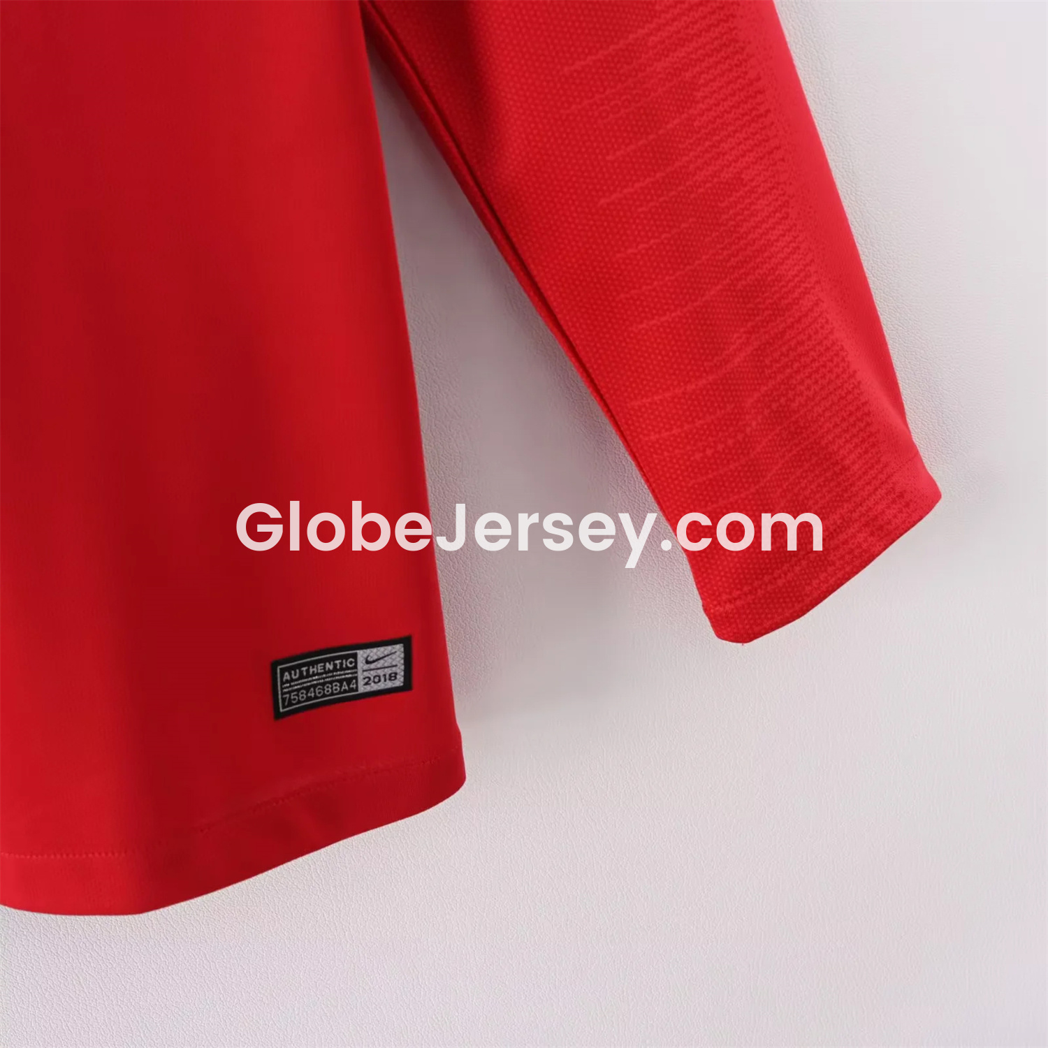 GlobeJersey-Retro Portugal 2018 Home Long Sleeves Jersey