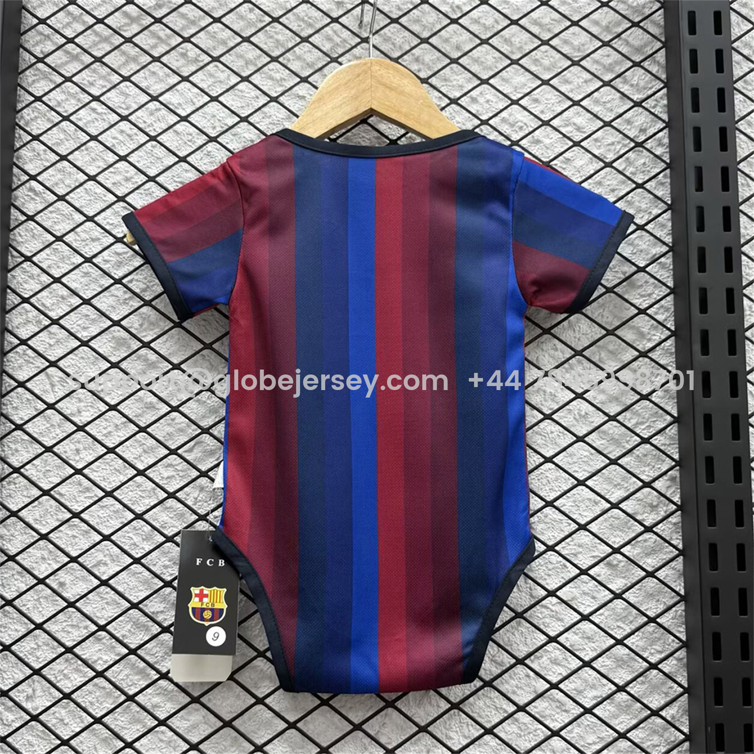GlobeJersey-Barcelona 26-27 Home Baby Crawling Suit