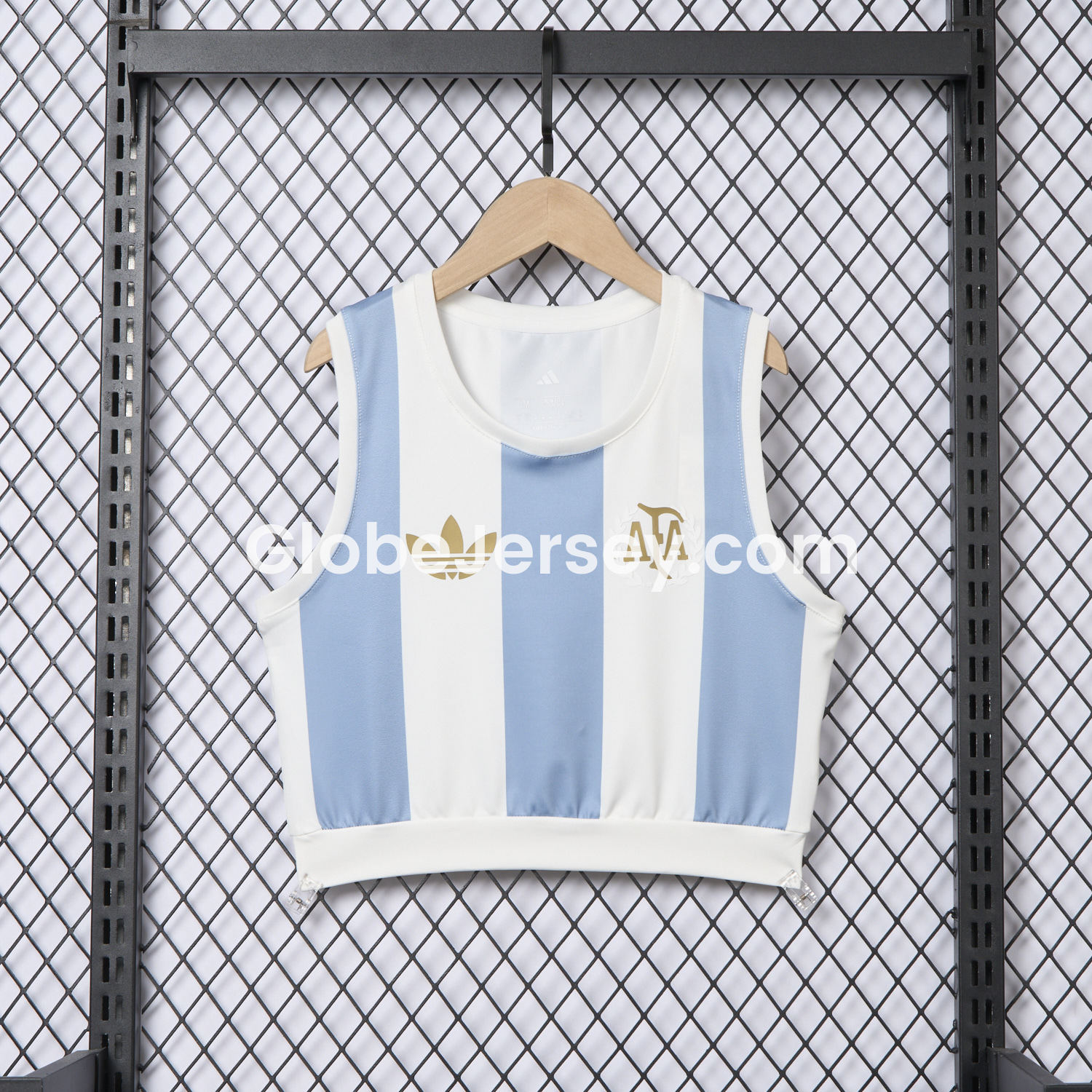 GlobeJersey-Women's Argentina 25-26 50th Anniversary Home Yoga Vest