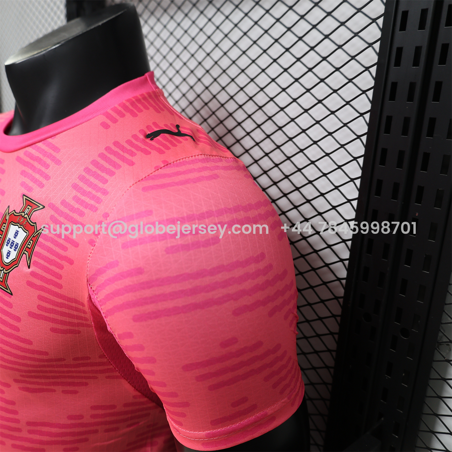GlobeJersey-Portugal 2026 Pink Special Jersey - Player Version