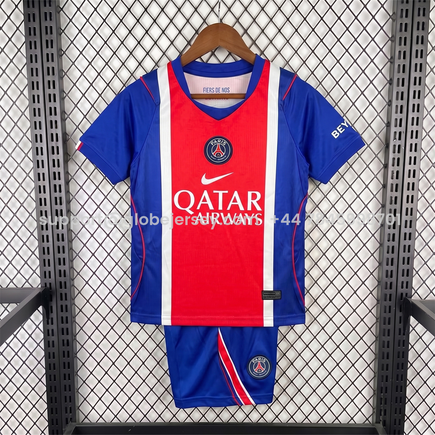 GlobeJersey-Paris Saint-Germain PSG 26-27 Home Kids Kit