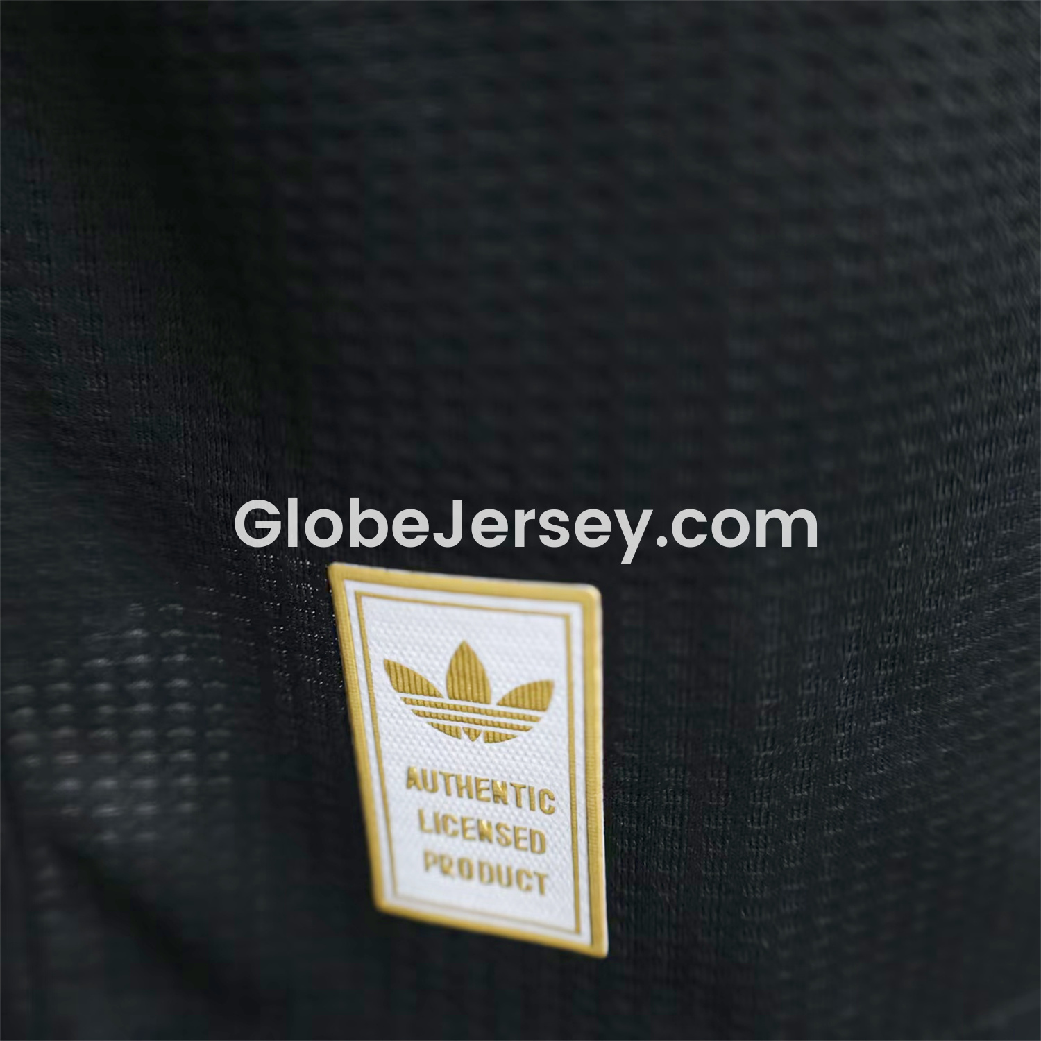 GlobeJersey-Liver.pool 25-26 Black Trefoil Goalkeeper Jersey - Player Version