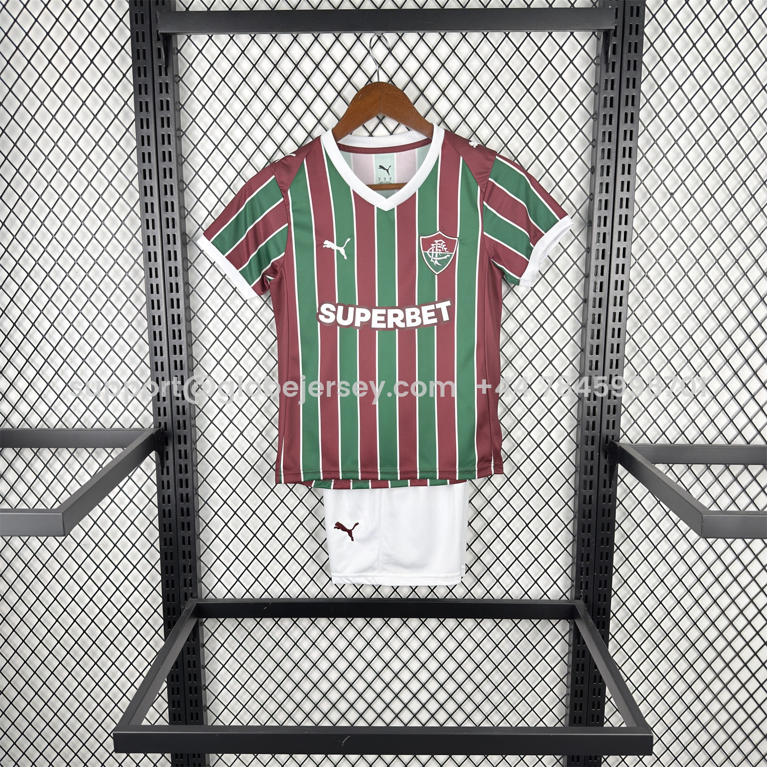 GlobeJersey-Fluminense 26-27 Home Kids Kit