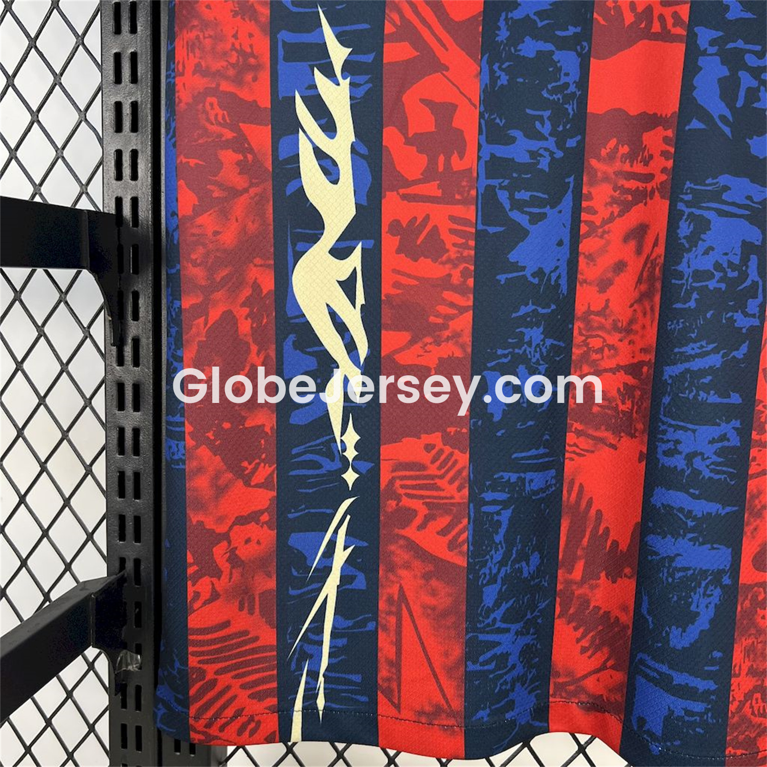 GlobeJersey-Barcelona 25-26 Red & Blue Random Graffiti Pattern Jersey - Fans Version