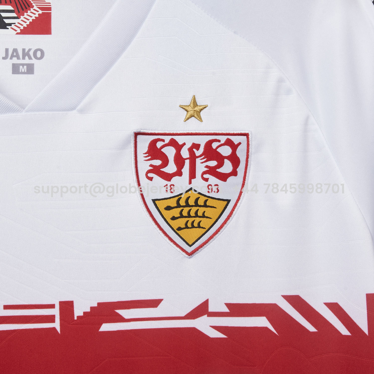 GlobeJersey-VfB Stuttgart 25-26 Home Jersey - Fans Version