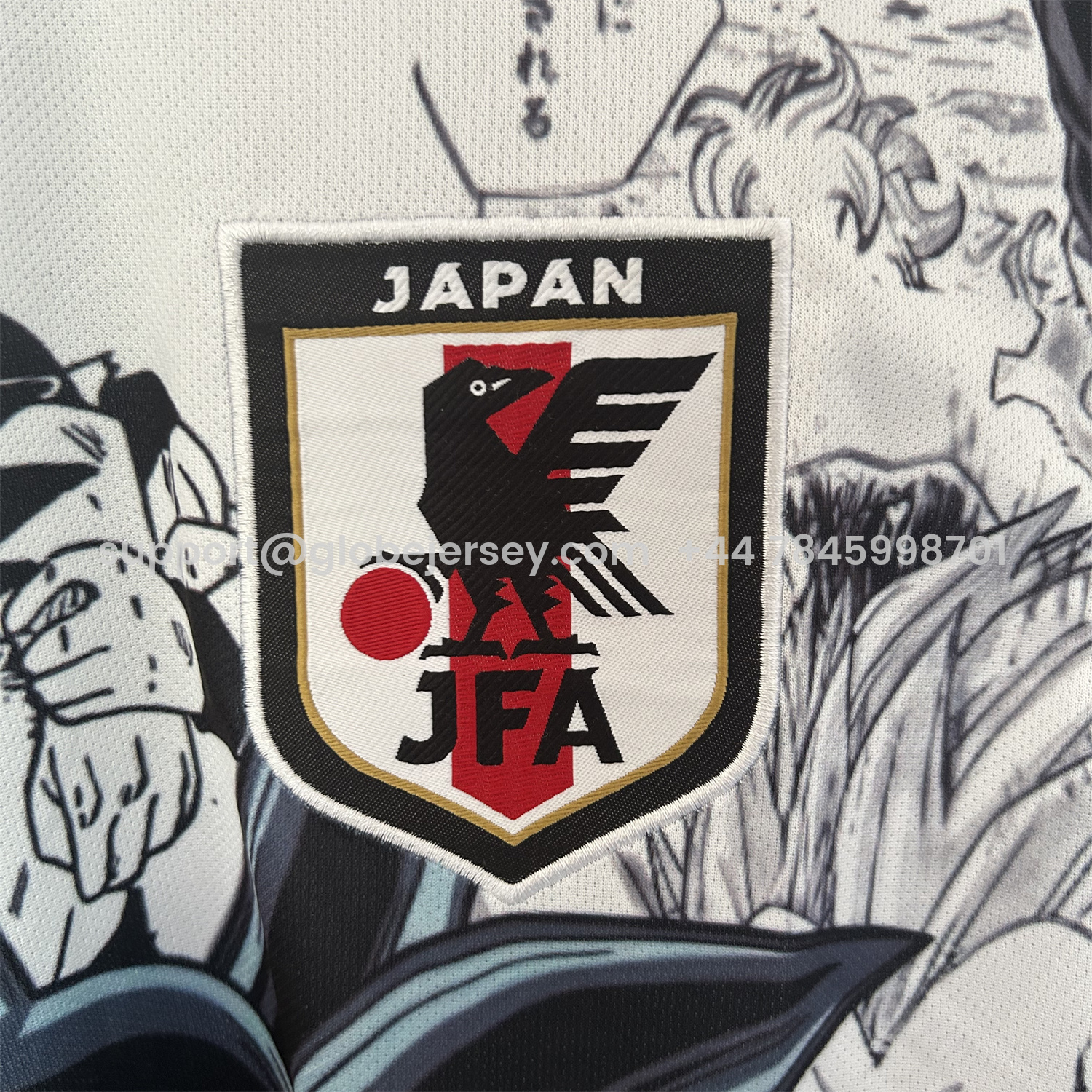 GlobeJersey-Japan 25-26 Dragon Ball Comics Kamehameha White Special Jersey - Fans Version