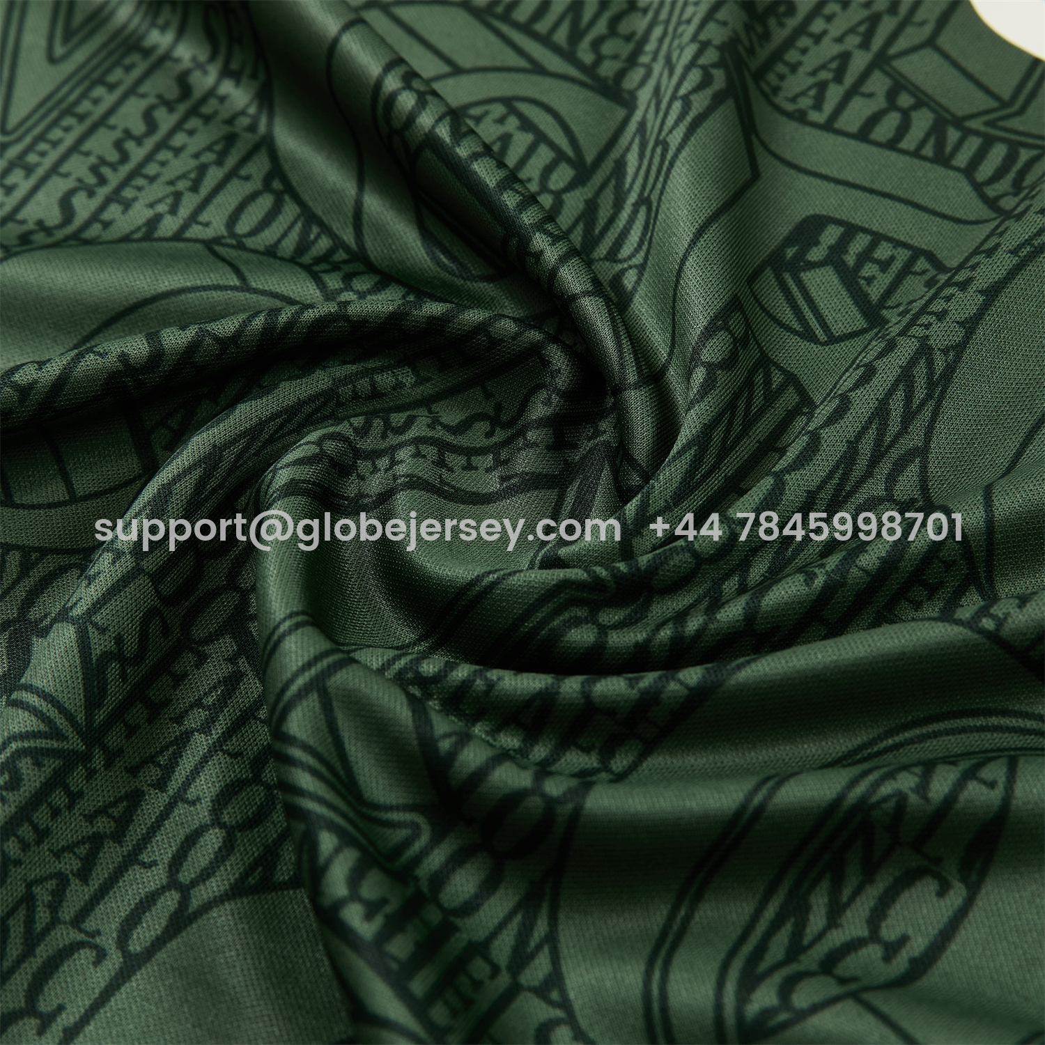GlobeJersey-C.H.E.L.S.E.A 25-26 Vest Training Set - Dark Green Top & Dark Green Pants