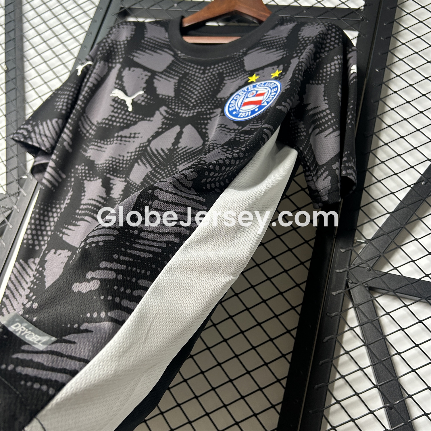 GlobeJersey-Bahia 25-26 Black Goalkeeper Jersey - Fans Version