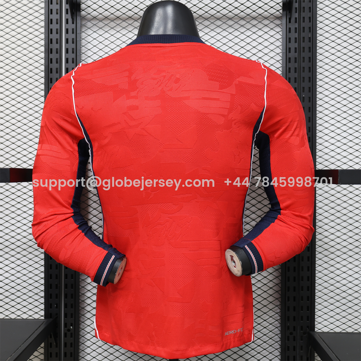 GlobeJersey-England 2026 Away Long Sleeves Jersey - Player Version